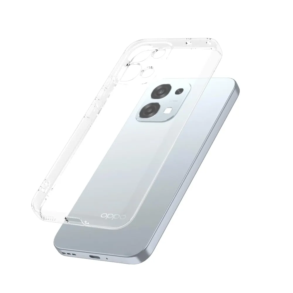 Captor Cover for Oppo A6 Pro 5G, Transparent Soft Silicone Case - immagine 3