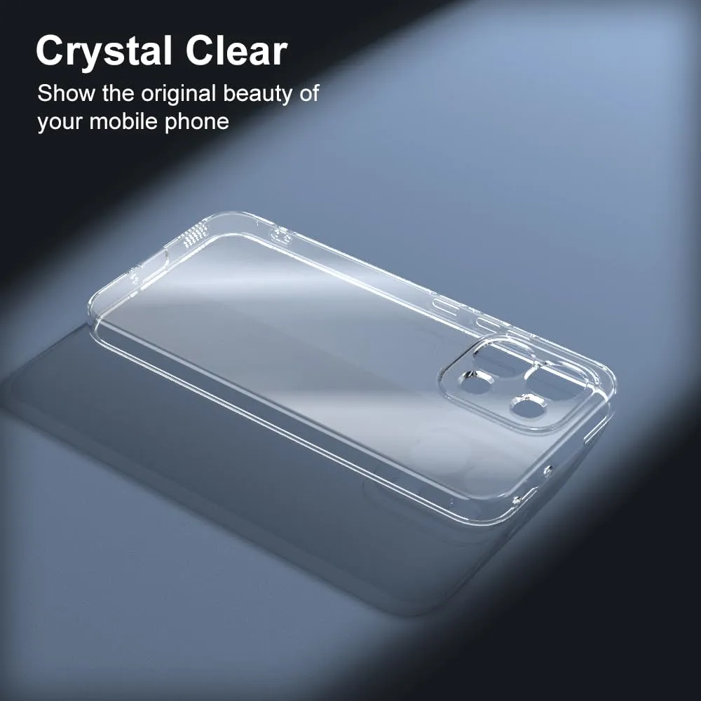 Captor Cover for Oppo A6 Pro 5G, Transparent Soft Silicone Case - immagine 5