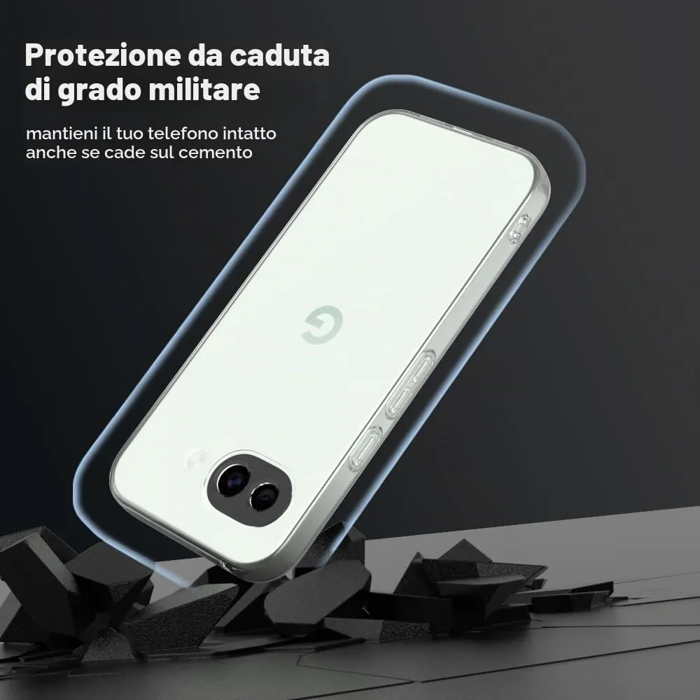 Captor Cover for Google Pixel 10A, Transparent Soft Silicone Case - immagine 8