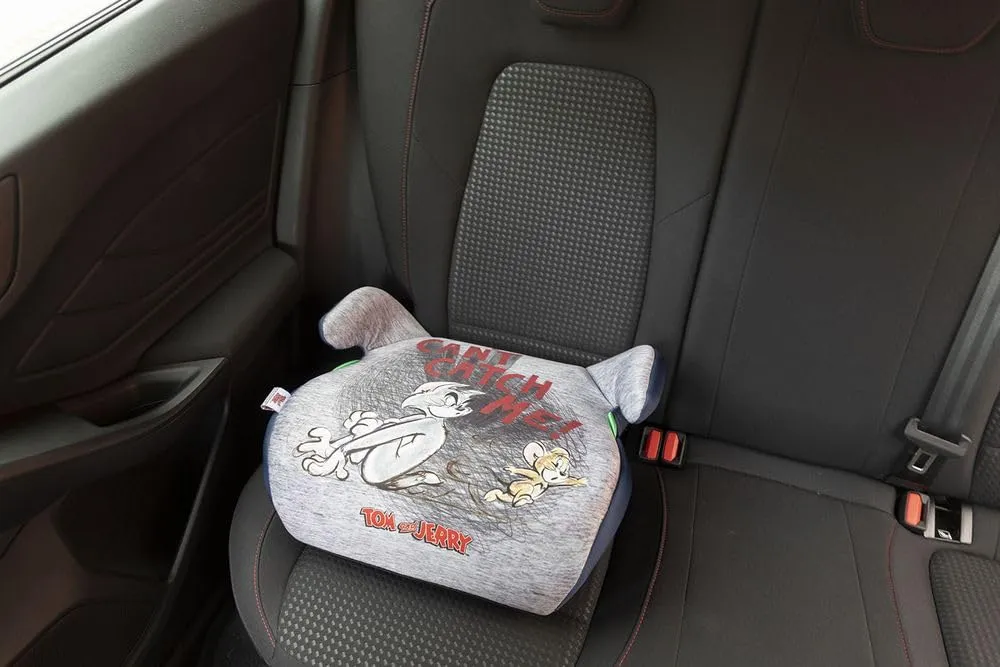 Tataway Warner Bros Tom and Jerry Seggiolino Alzatina Auto Bimbi i-Size ECE R129, 125-150cm, 22-36kg - immagine 7