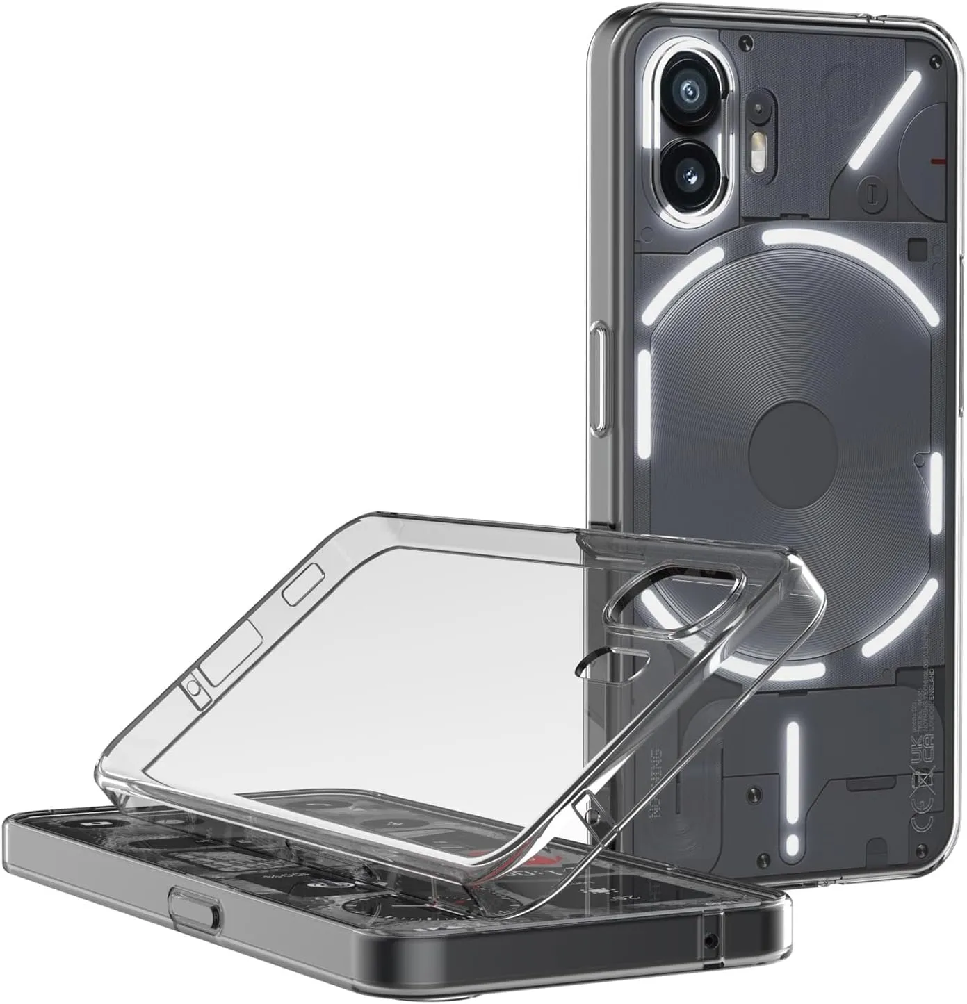 Captor Clear Silicone TPU Case for Nothing Phone 2 - immagine 3