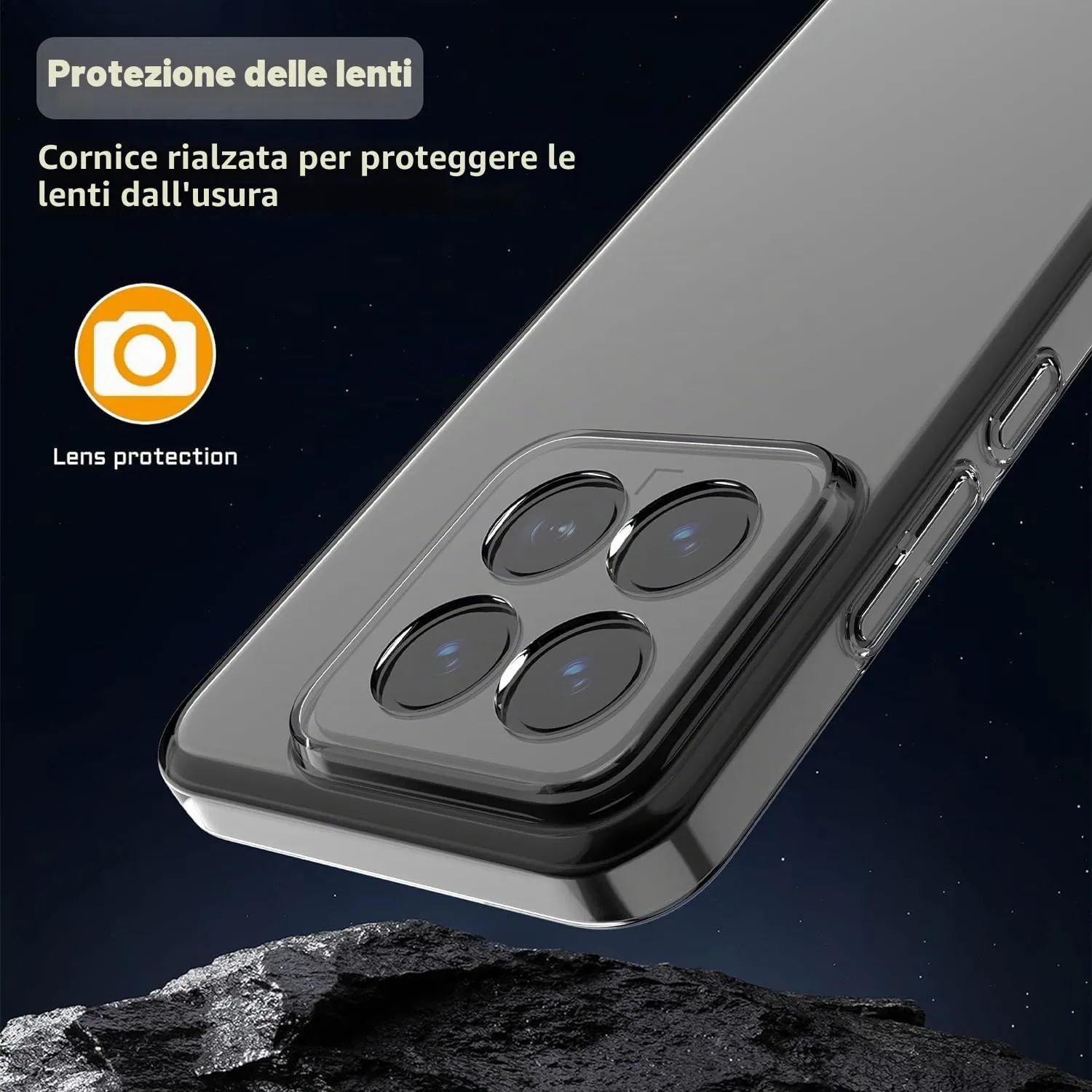Captor Cover Trasparente in TPU per Xiaomi 14 5G - immagine 2