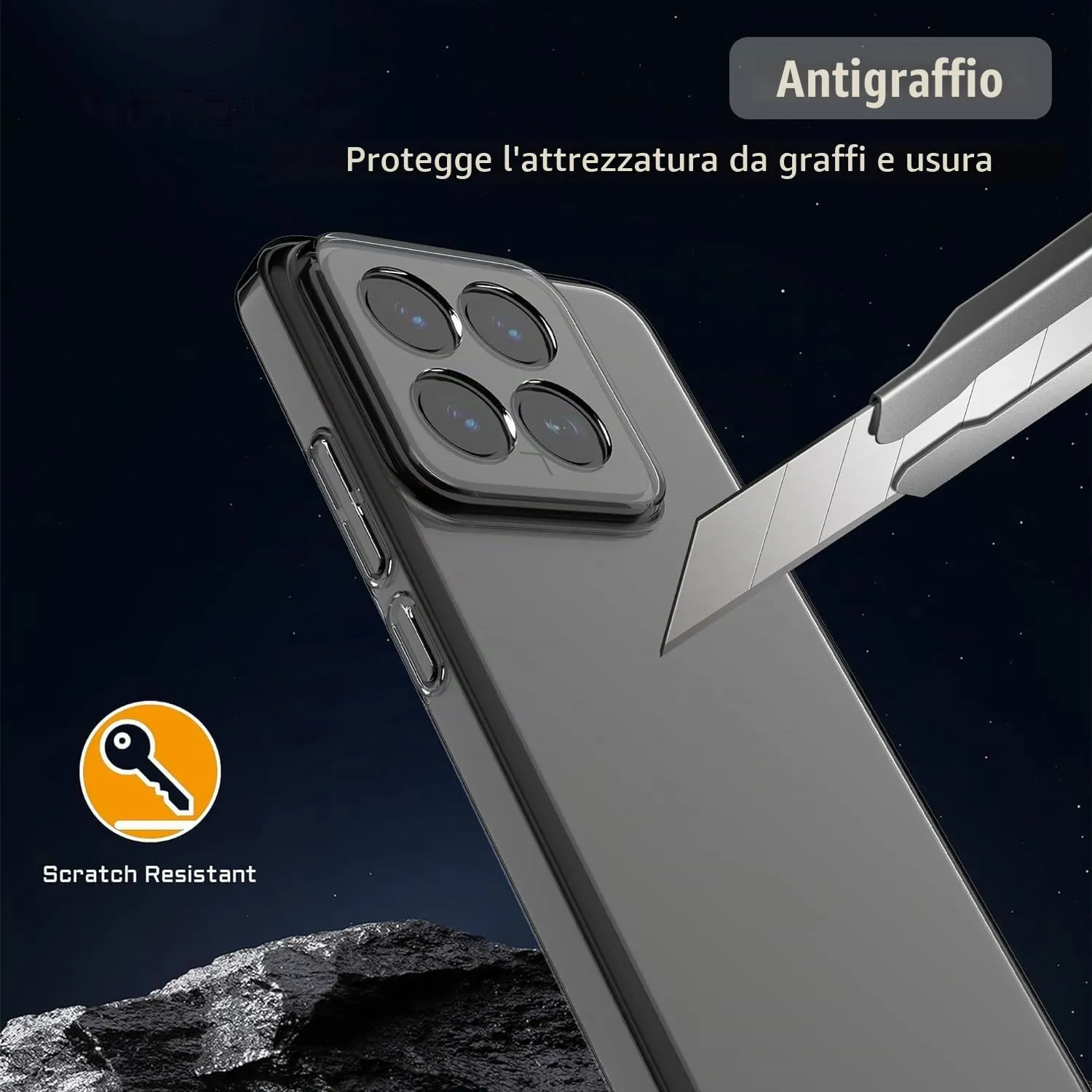 Captor Cover Trasparente in TPU per Xiaomi 14 5G - immagine 4