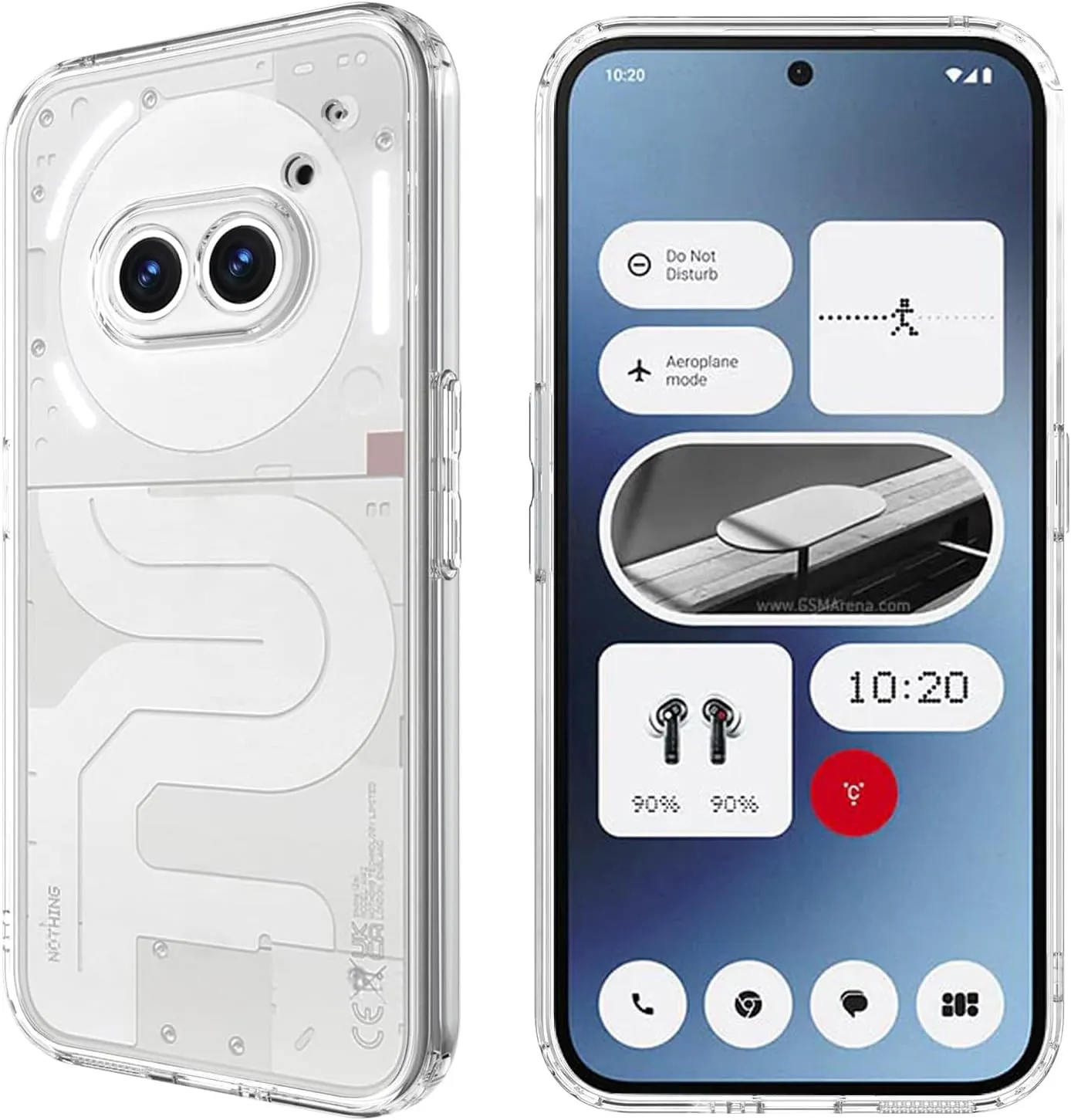 Captor Cover for Nothing Phone 2a / 2a Plus, Transparent Soft TPU Silicone Case - immagine 5