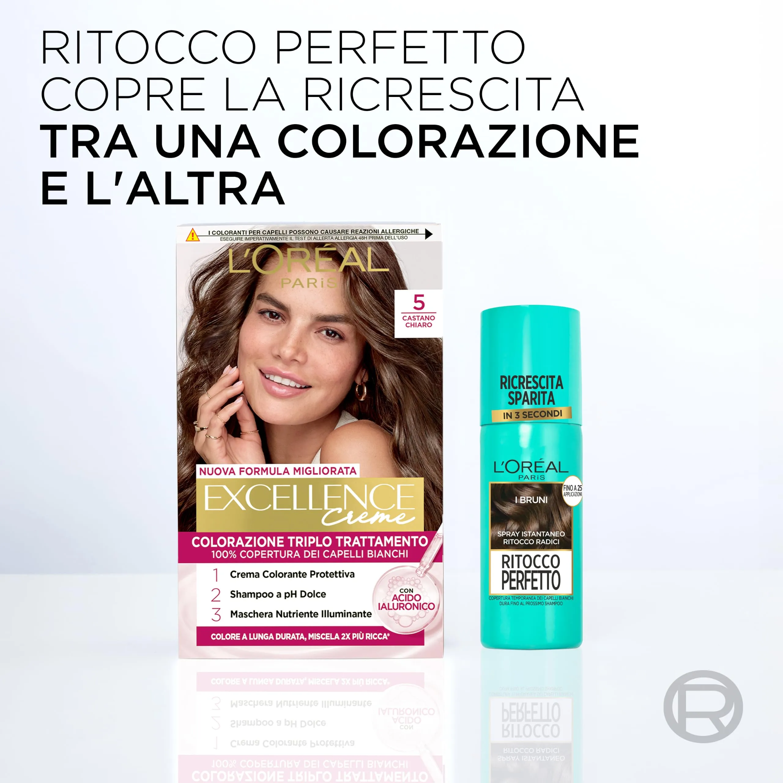 L'Oréal Paris Ritocco Perfetto Spray per Radici e Capelli Bianchi, Biondo, 75 ml - immagine 10