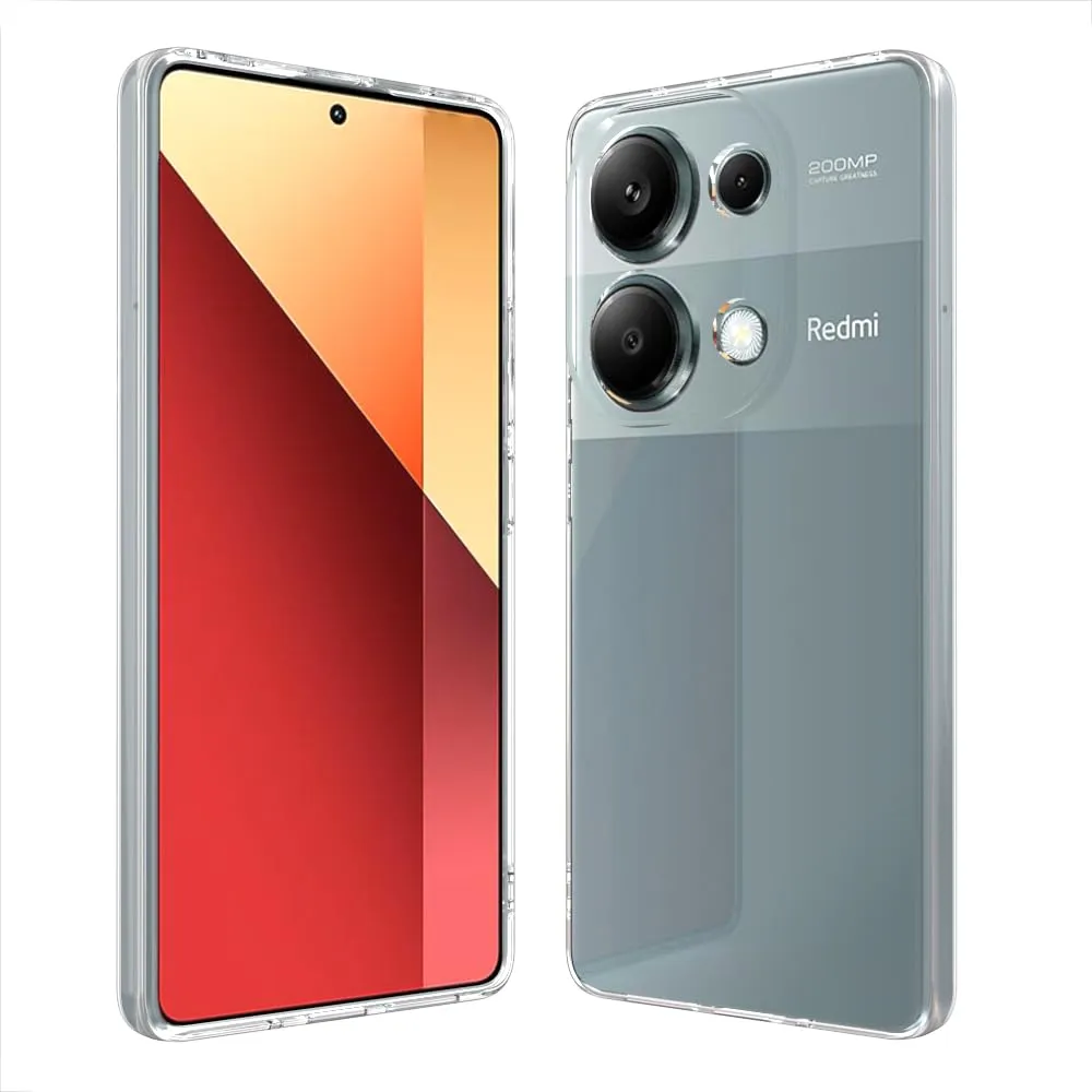 Captor Cover Trasparente per Xiaomi Redmi Note 13 4G, Custodia in TPU Silicone Flessibile - immagine 2