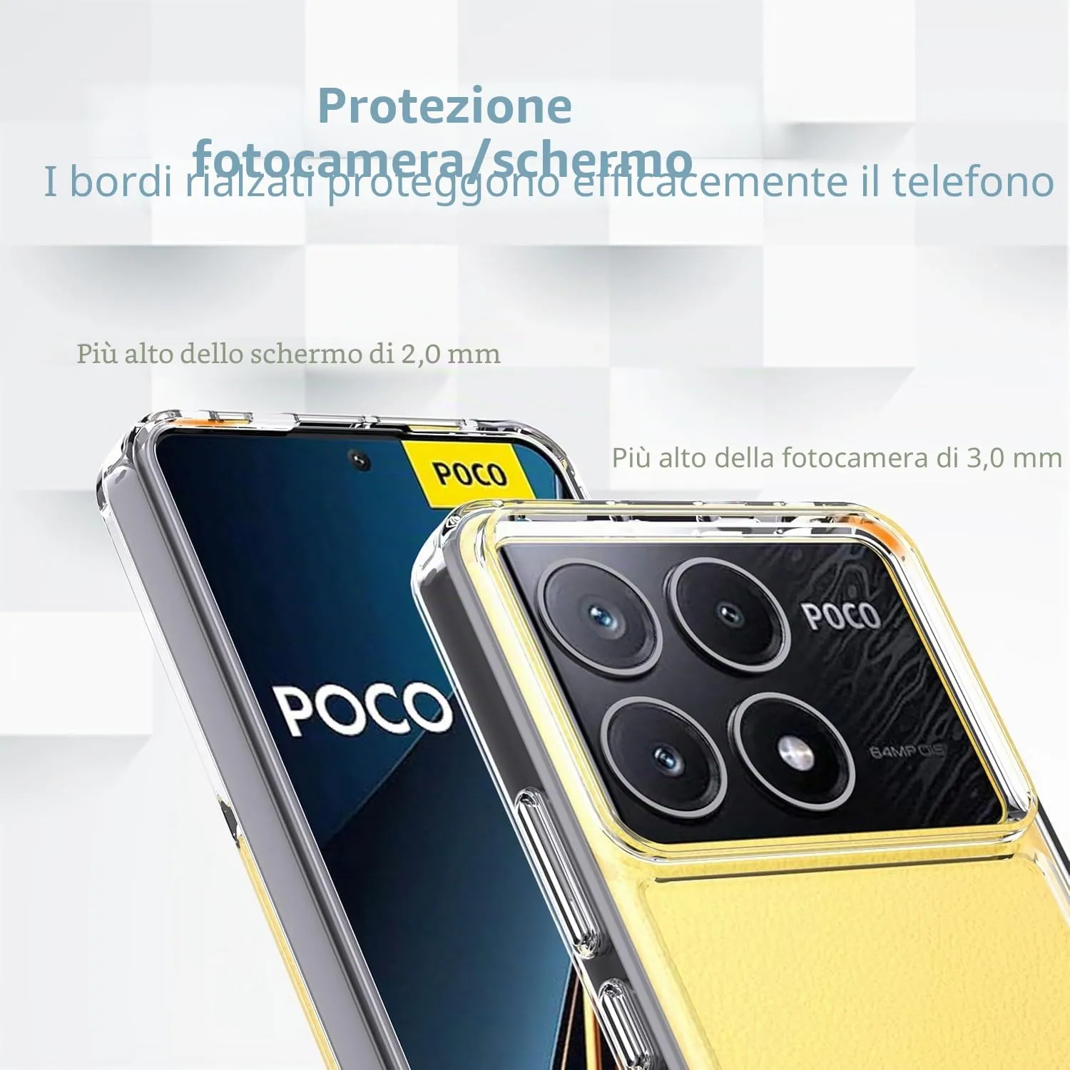 Captor Cover Trasparente TPU per Xiaomi Poco X6 Pro 5G - immagine 2