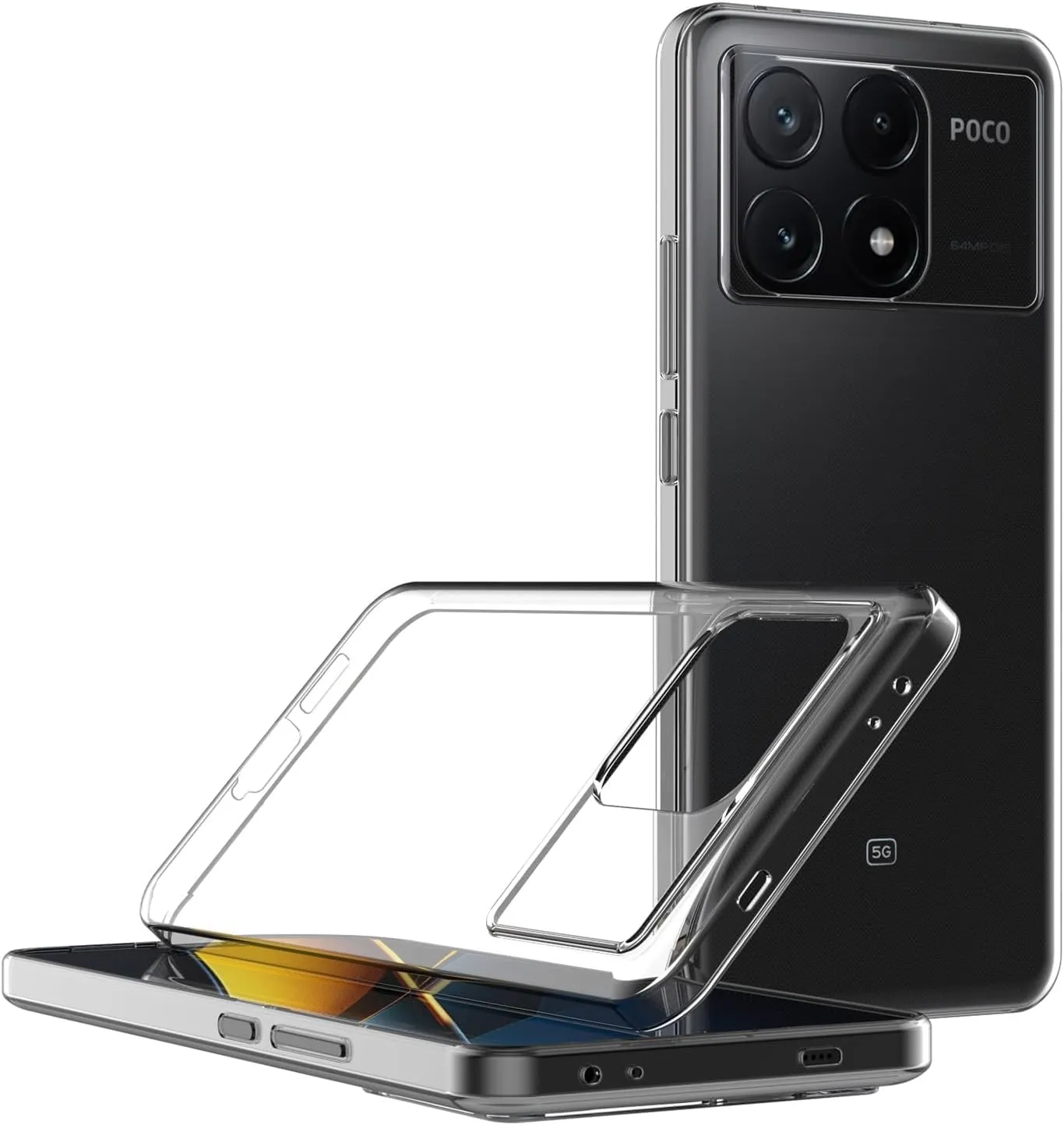 Captor Cover Trasparente TPU per Xiaomi Poco X6 Pro 5G - immagine 3