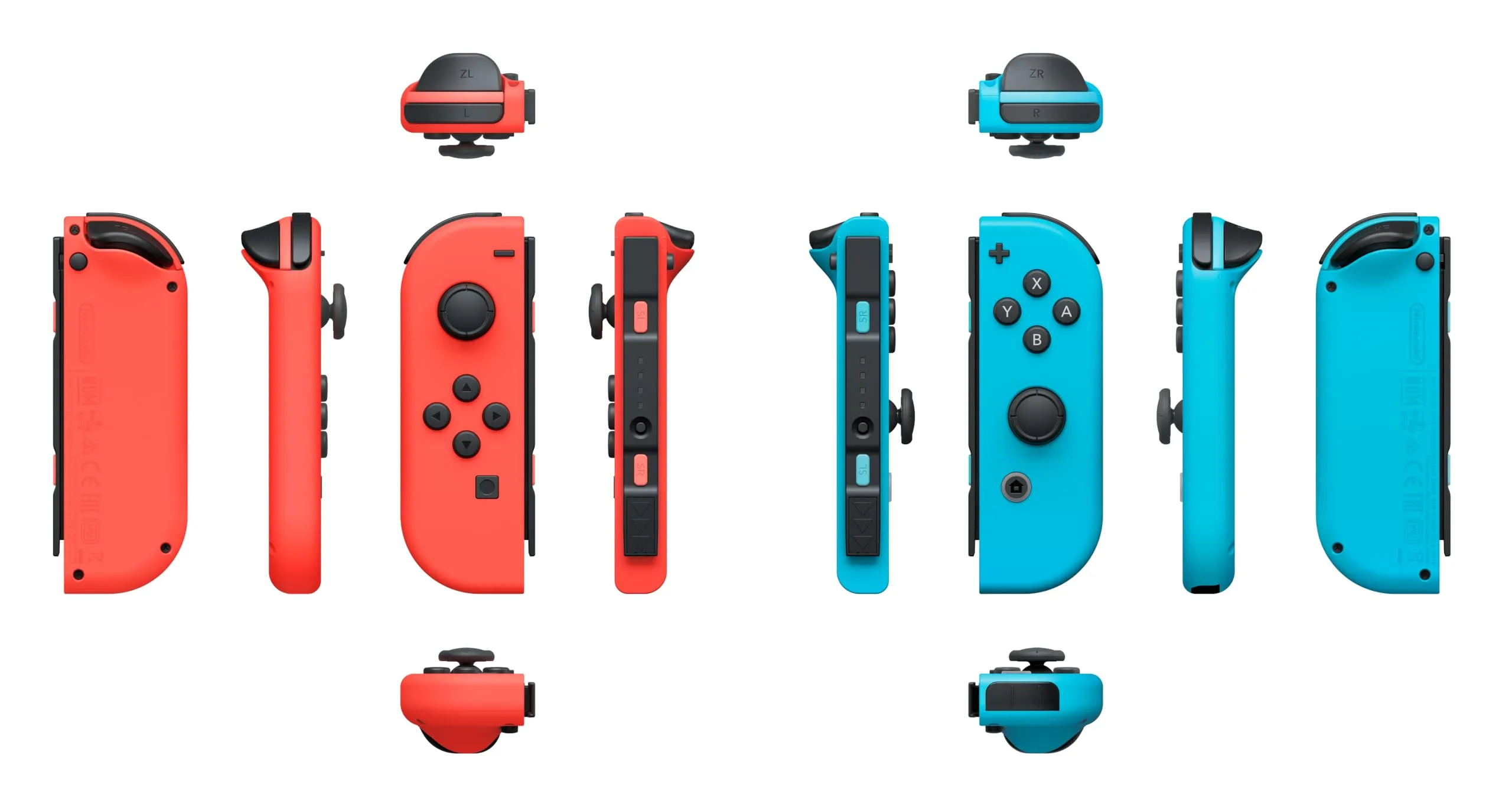 Nintendo Switch Joy-Con Controller Set, Rosso e Blu - immagine 4