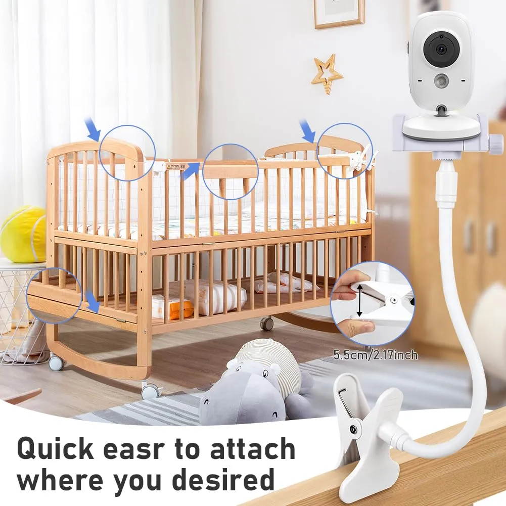 OFFCUP Supporto Baby Monitor Flessibile Universale con Clip - immagine 3