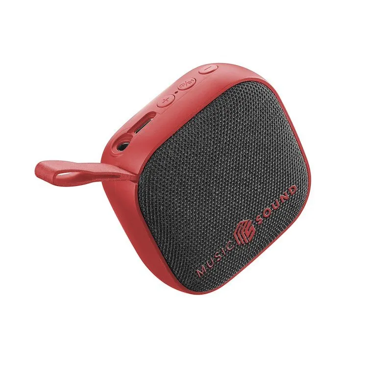 Music Sound Mini Speaker Bluetooth 3W Rosso - immagine 1