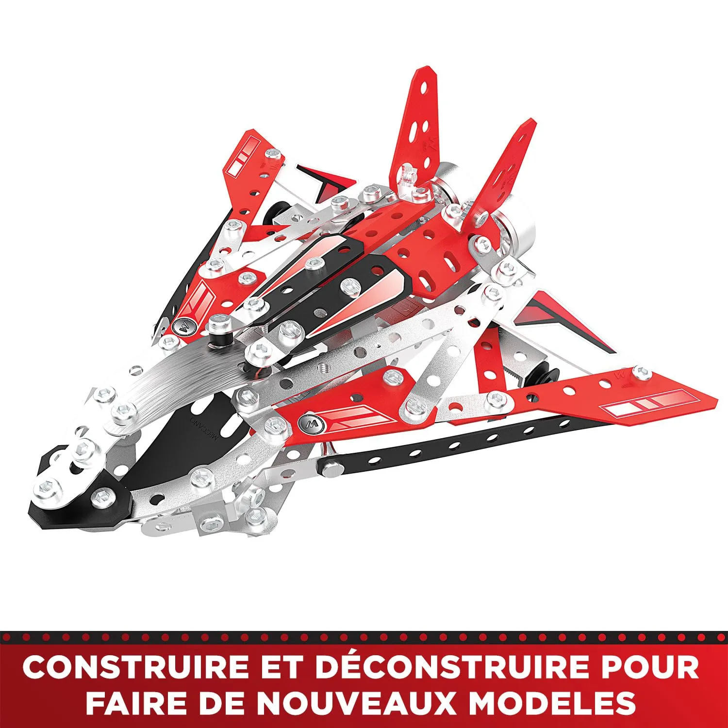 Bandai Meccano Veicoli da corsa 10 in 1 Kit di Costruzione APM20104 - immagine 4