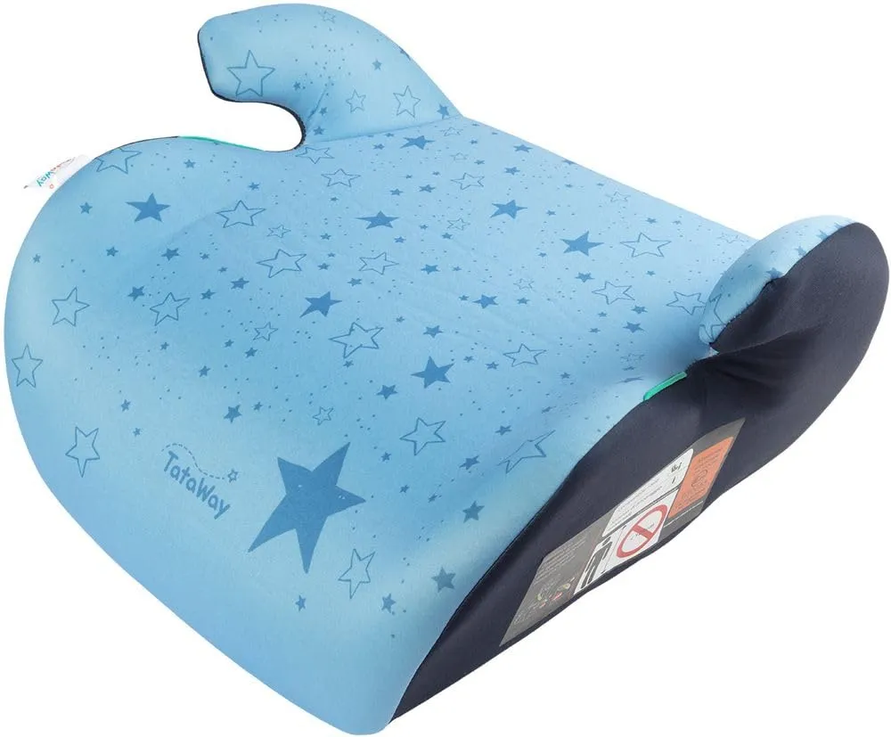 Tataway Seggiolino Alzatina Auto Bimbi I-Size ECE R129 Grafiche Stelline Blu, 125-150cm, 22-36kg - immagine 9