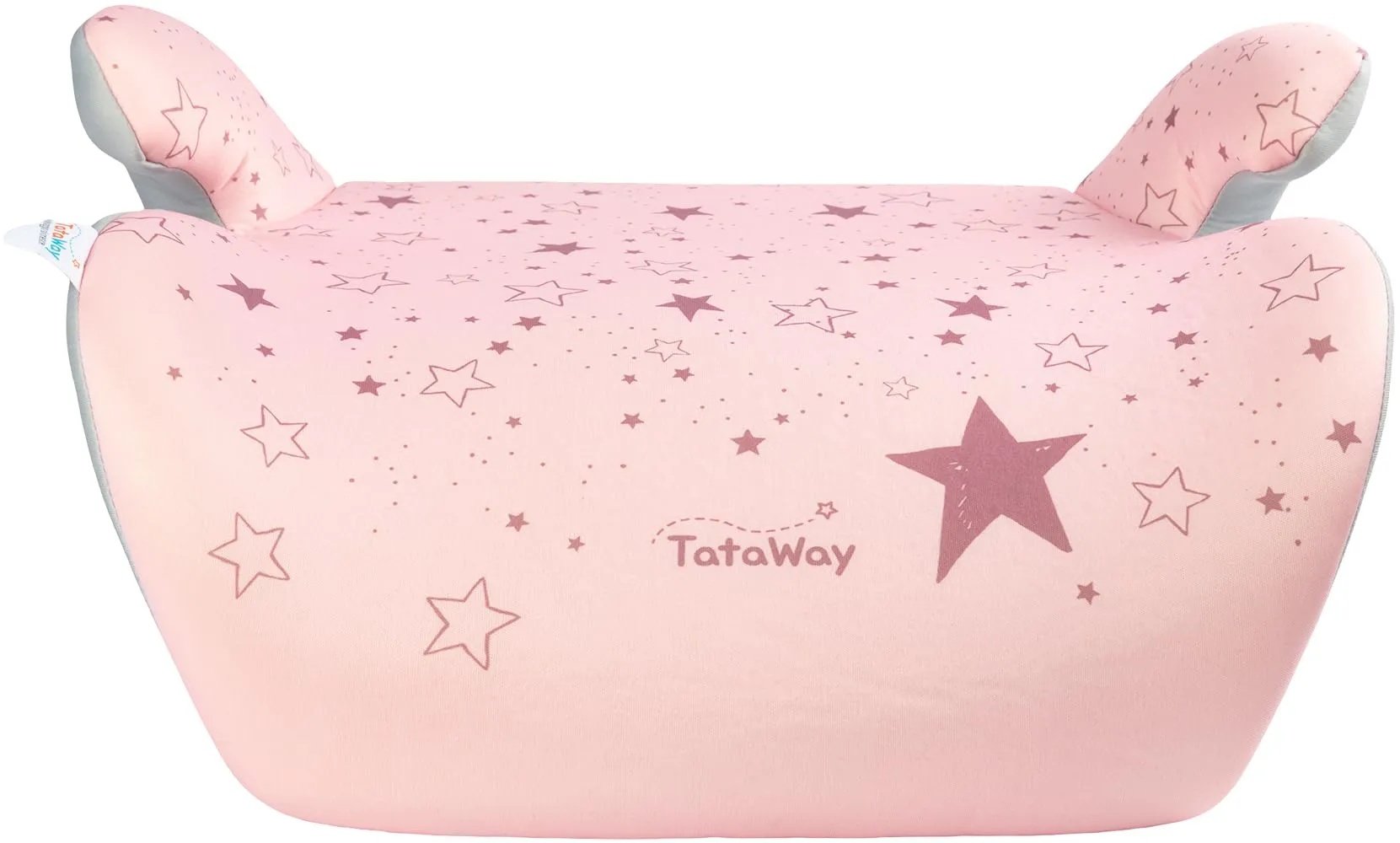 Tataway Alzabimbo Rosa 125-150 cm i-Size R129 Seggiolino Auto Rialzo Rosa e Grigio - immagine 2
