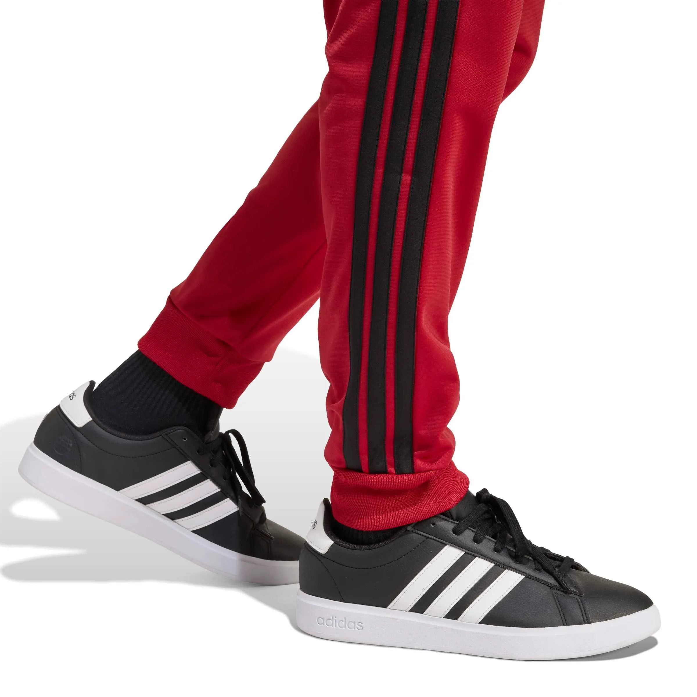 adidas Sportswear Basic 3 Stripes Tricot Tracksuit, Active Maroon, M - immagine 5