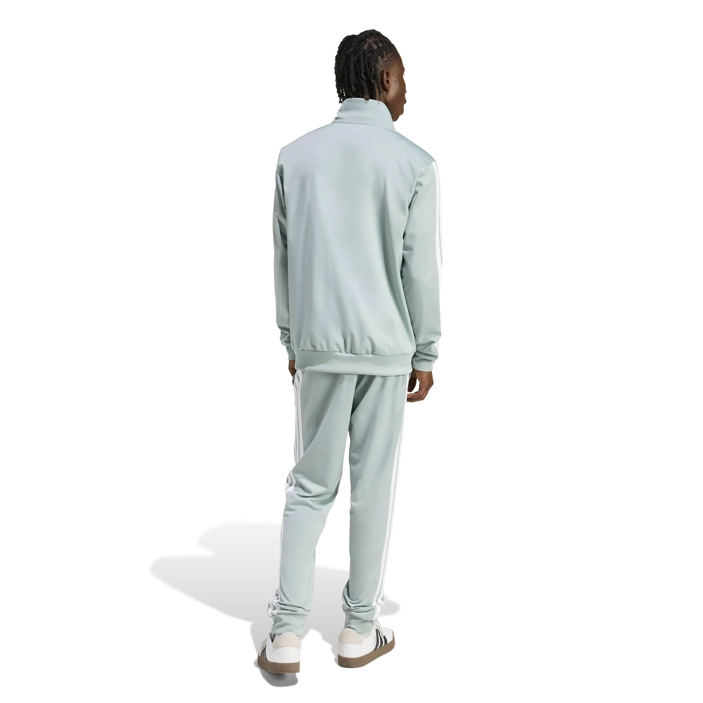 adidas Sportswear Basic 3 Stripes Tricot Tracksuit, Wonder Sage, XL - immagine 3