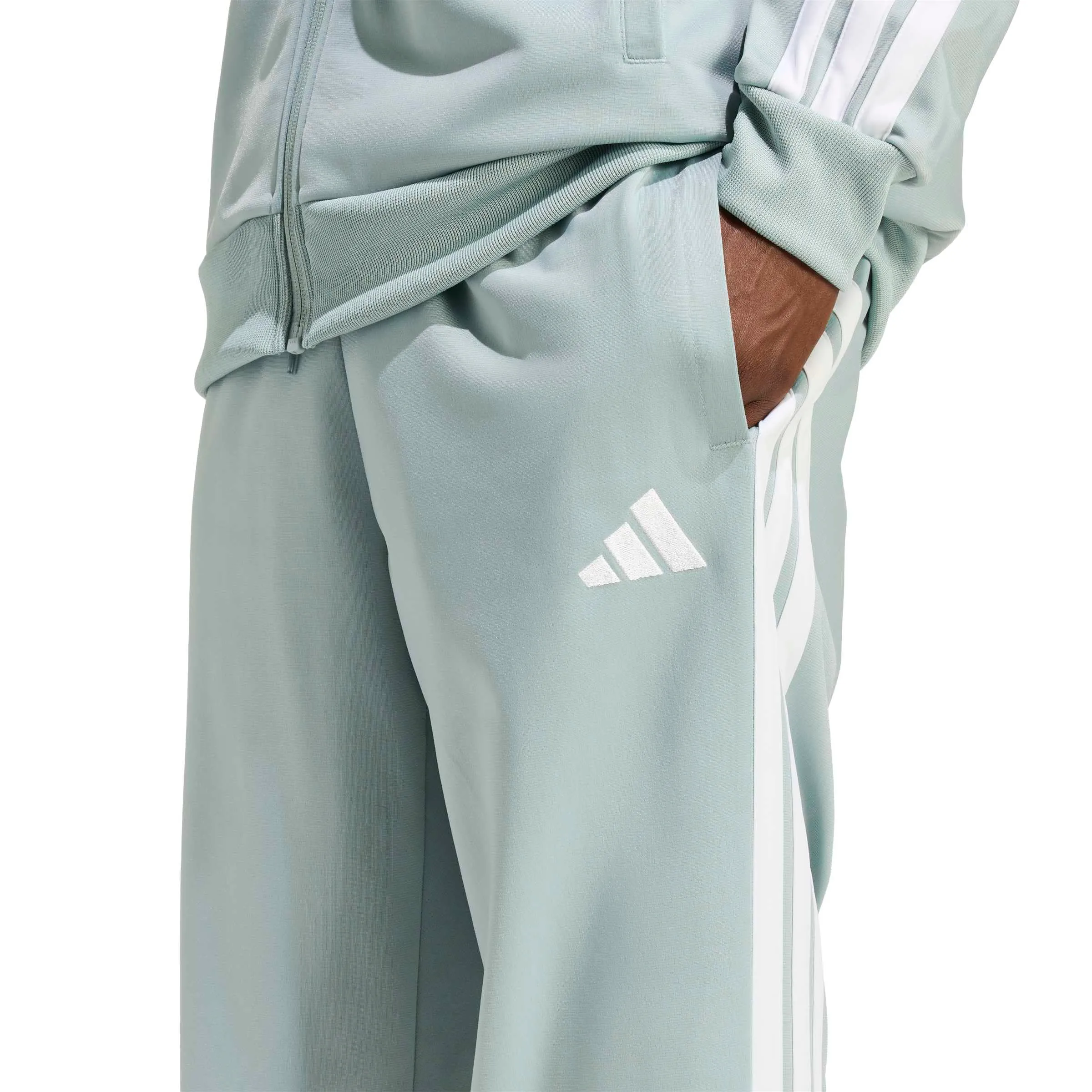 adidas Sportswear Basic 3 Stripes Tricot Tracksuit, Wonder Sage, XL - immagine 6