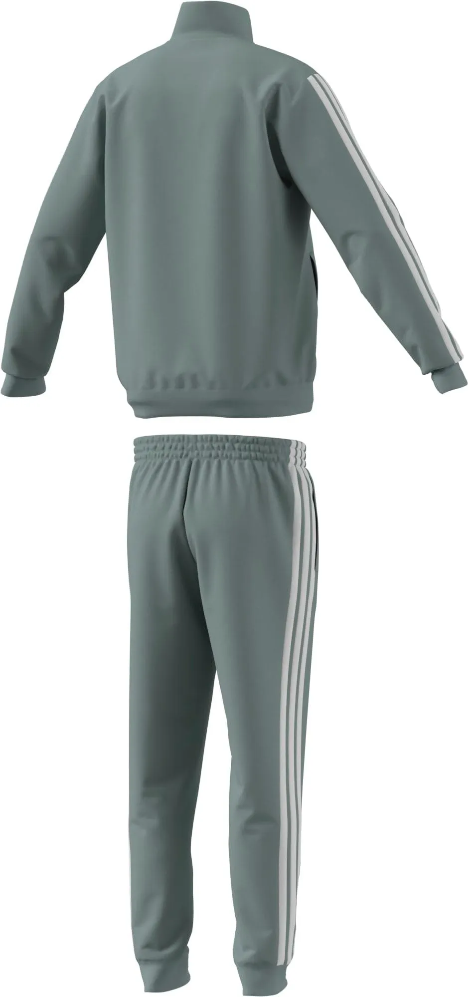 adidas Sportswear Basic 3 Stripes Tricot Tracksuit, Wonder Sage, XL - immagine 8