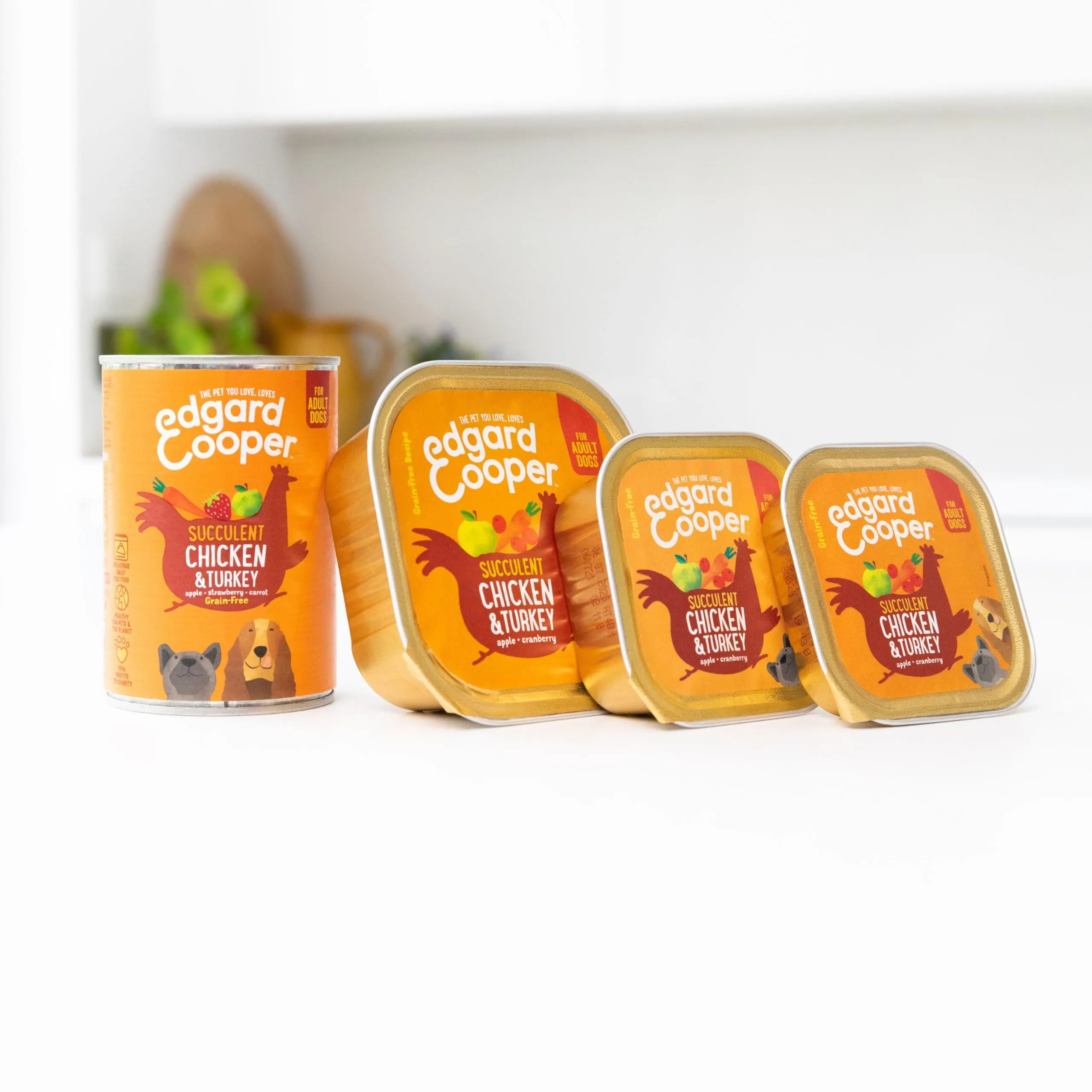 Edgard & Cooper Cibo Umido per Cani Adulti, Pollo e Tacchino, 150g x 11 - immagine 2