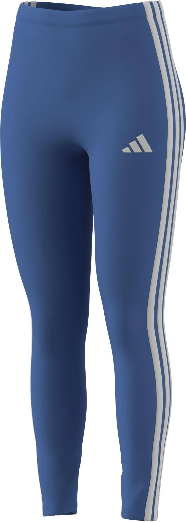 adidas Essentials 3-Stripes Cotton Leggings, Ray Blue/White, L - immagine 4