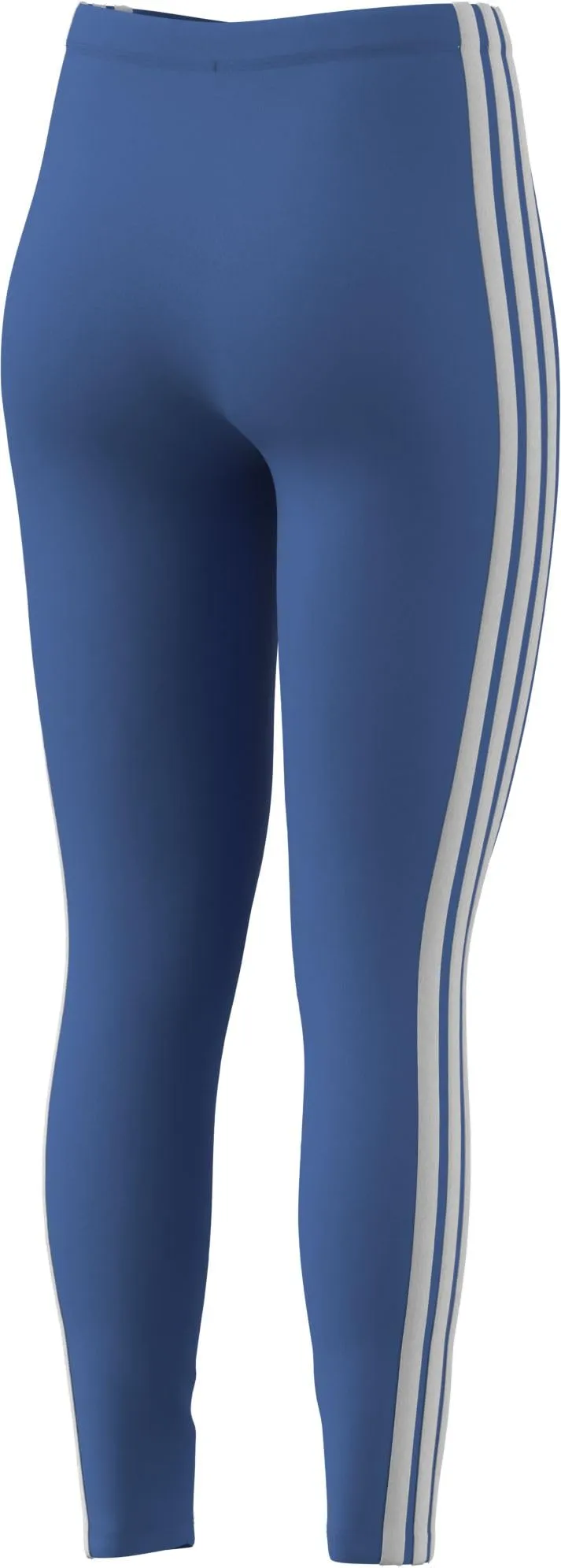 adidas Essentials 3-Stripes Cotton Leggings, Ray Blue/White, XL - immagine 3