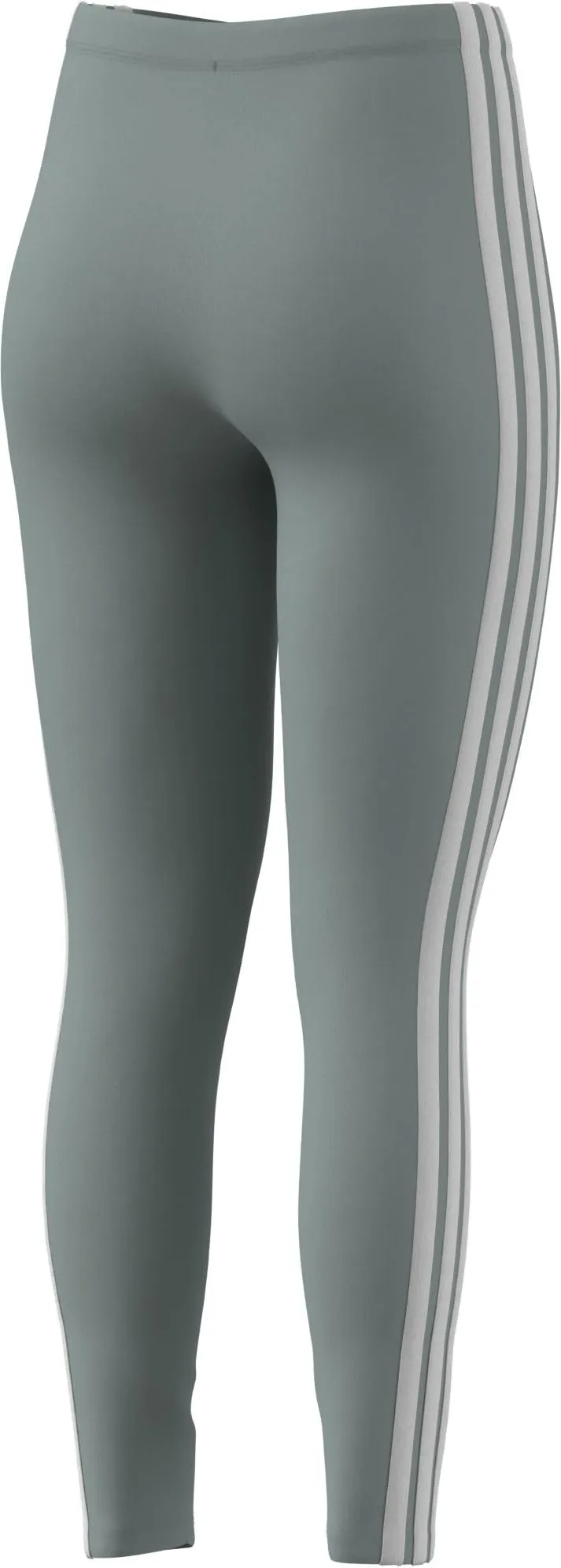 adidas Essentials 3-Stripes Cotton Leggings, Wonder Sage/White, XS - immagine 3