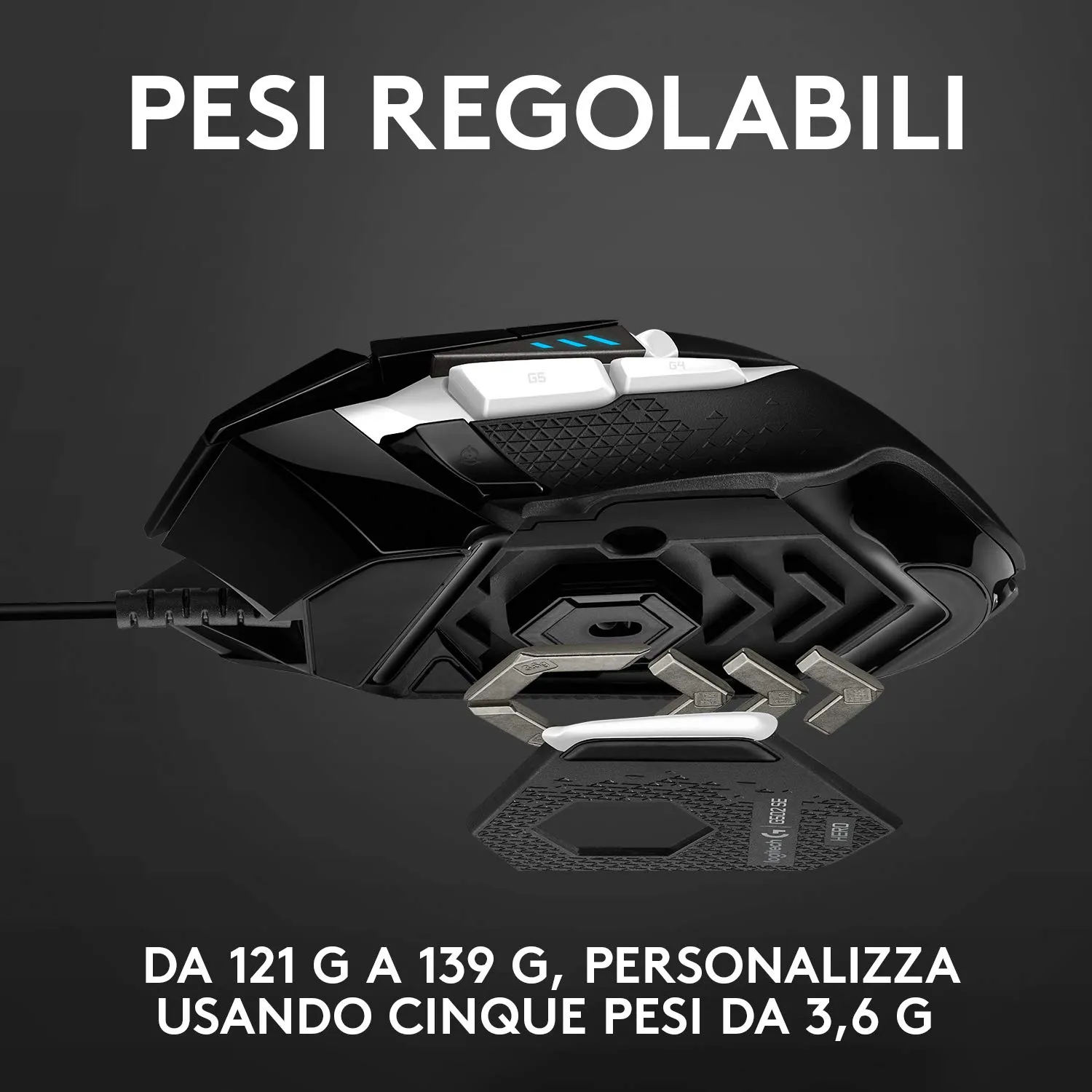 Logitech G G502 HERO Special Edition Gaming Mouse - immagine 4