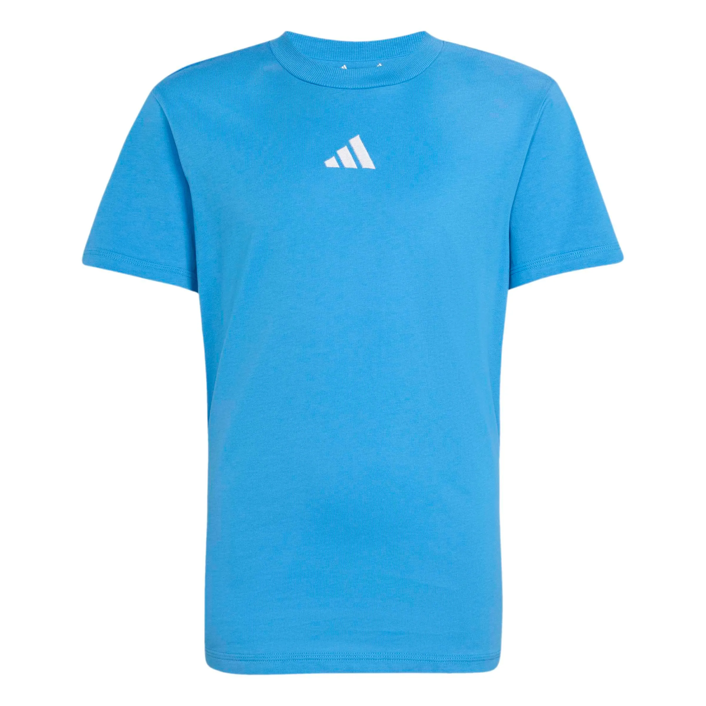 adidas Essentials T-Shirt, Ray Blue/White, 9-10 Years - immagine 1