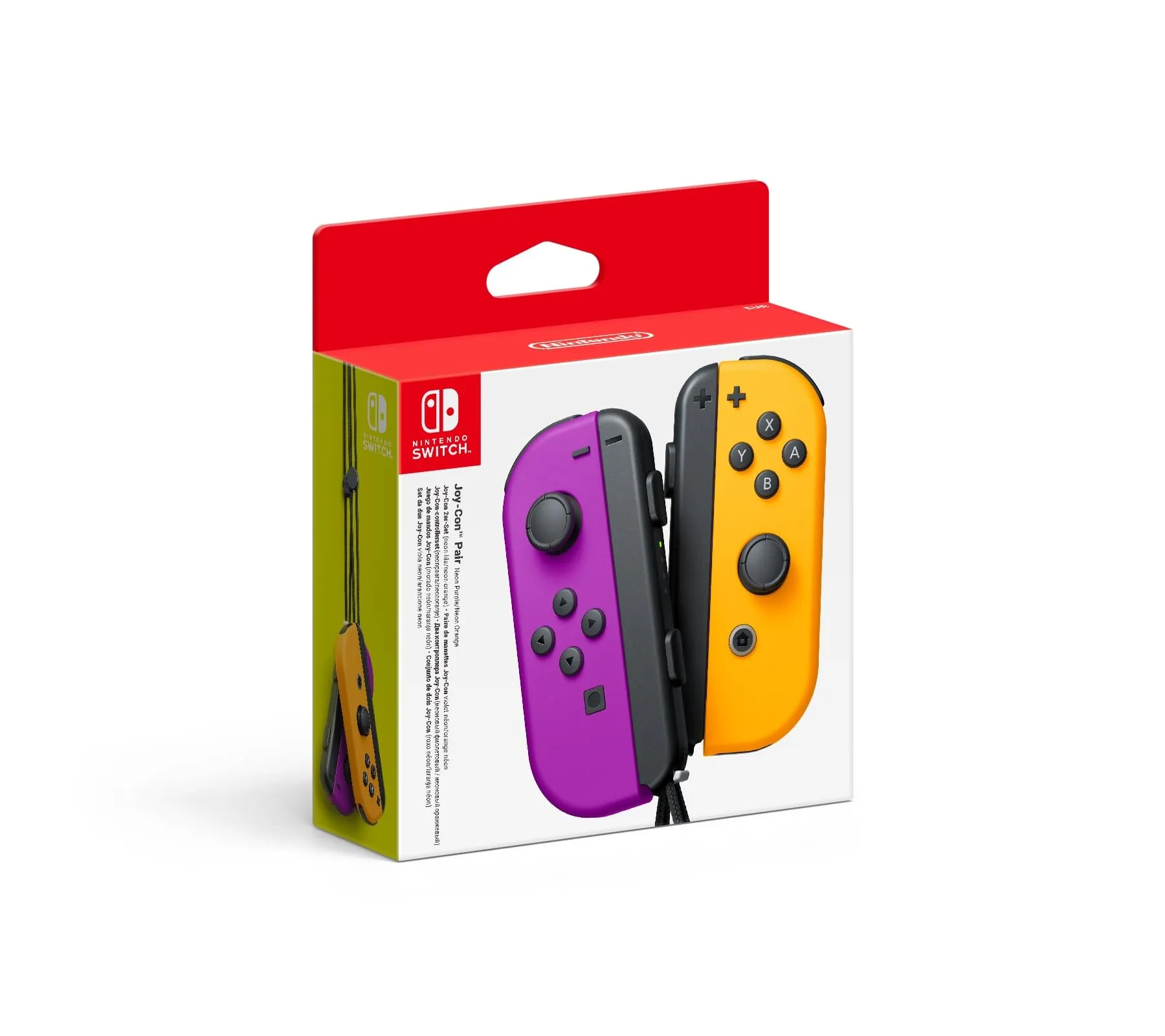 Nintendo Switch Joy-Con Controller Set - Neon Purple and Neon Orange - immagine 1