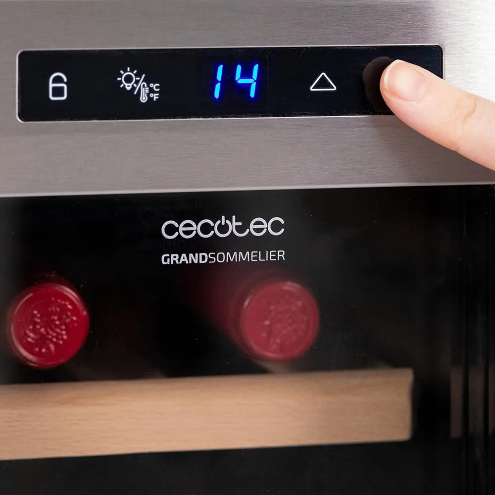 Cecotec Bolero GrandSommelier 830 CoolWood Cantinetta Termoelettrica 8 Bottiglie - immagine 7