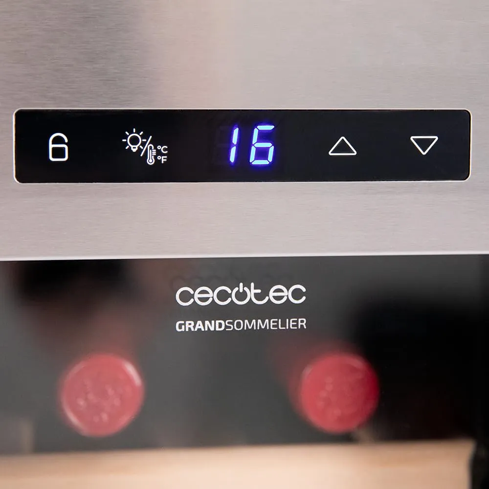 Cecotec Bolero GrandSommelier 830 CoolWood Cantinetta Termoelettrica 8 Bottiglie - immagine 8