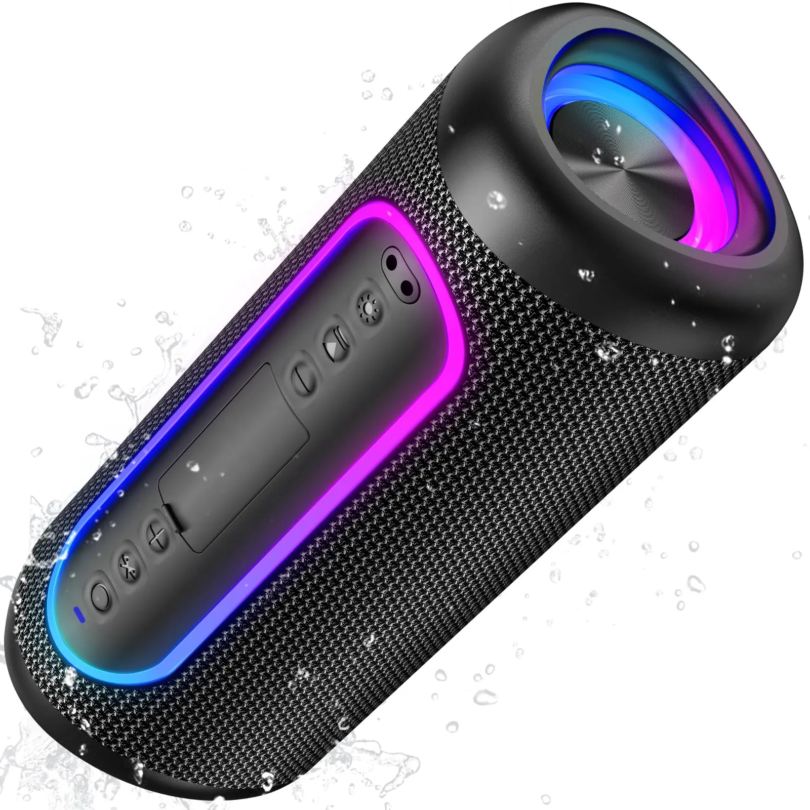 UOHHBOE Altoparlante Bluetooth Portatile 30W IPX5 con Supporto Schede TF - immagine 1