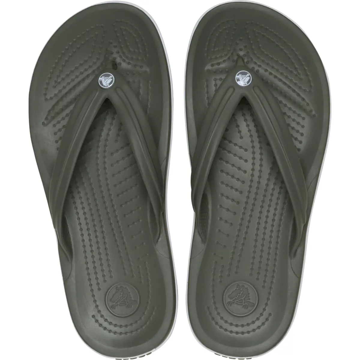 Crocs Crocband Infradito Uomo, Dusty Olive, 45/46 EU - immagine 3