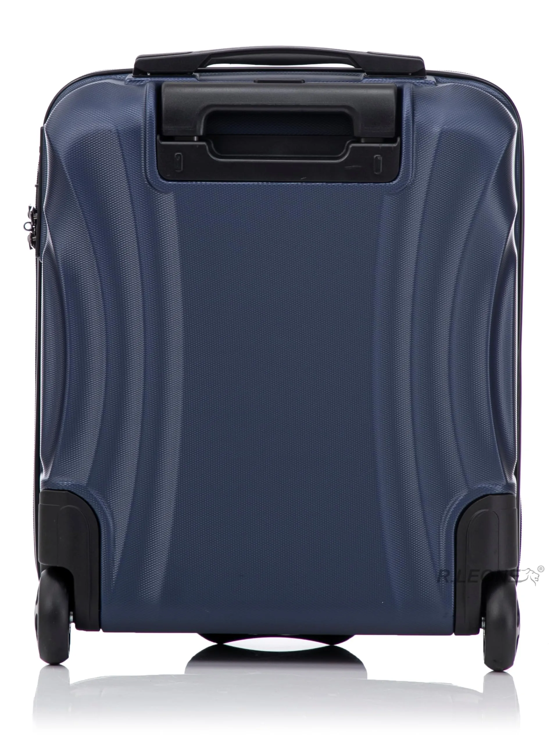 R.Leone Easyjet Trolley Bagaglio a Mano 2 Ruota in ABS 20374ES - Blu, 45x36x20 cm - immagine 6