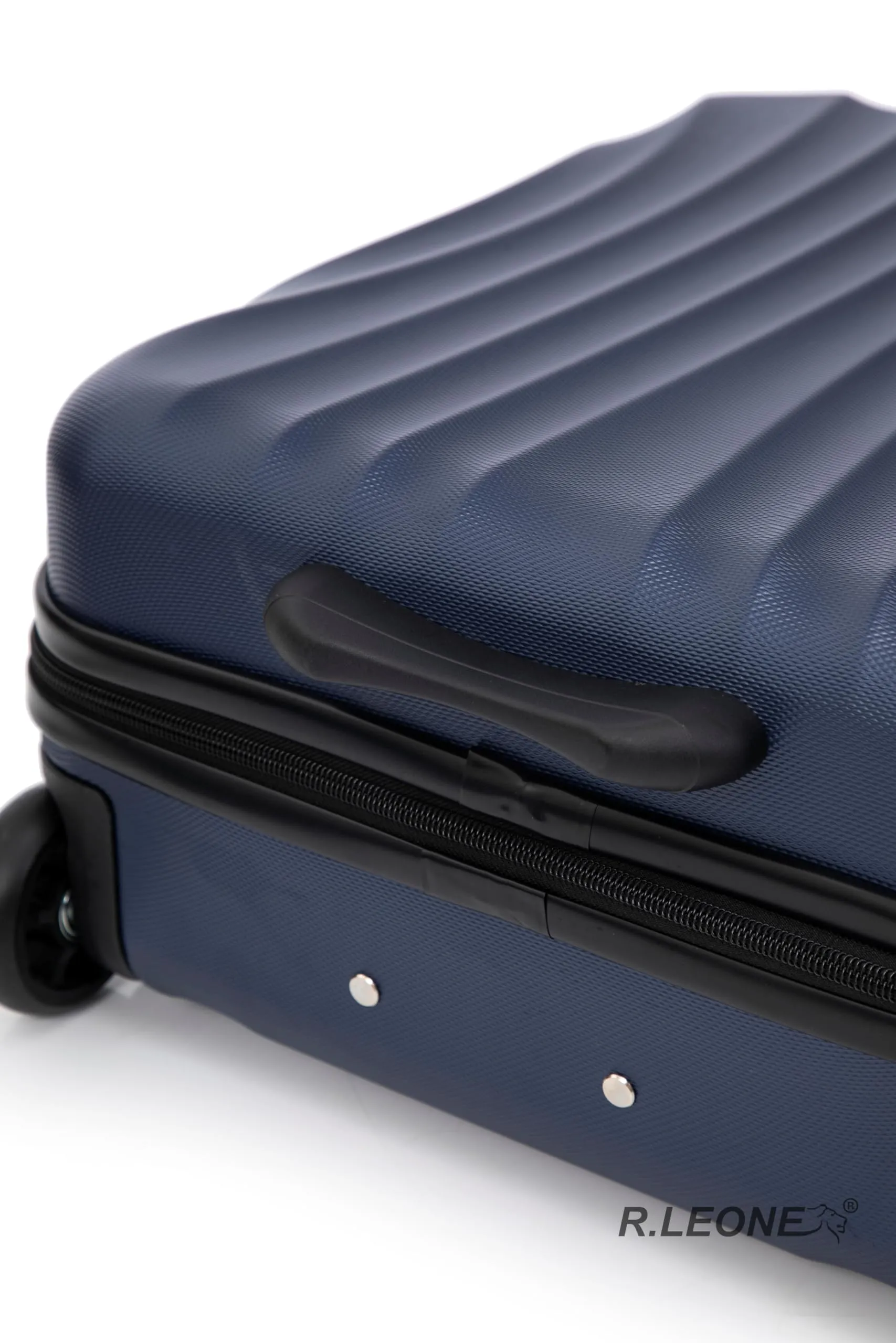 R.Leone Easyjet Trolley Bagaglio a Mano 2 Ruota in ABS 20374ES - Blu, 45x36x20 cm - immagine 7
