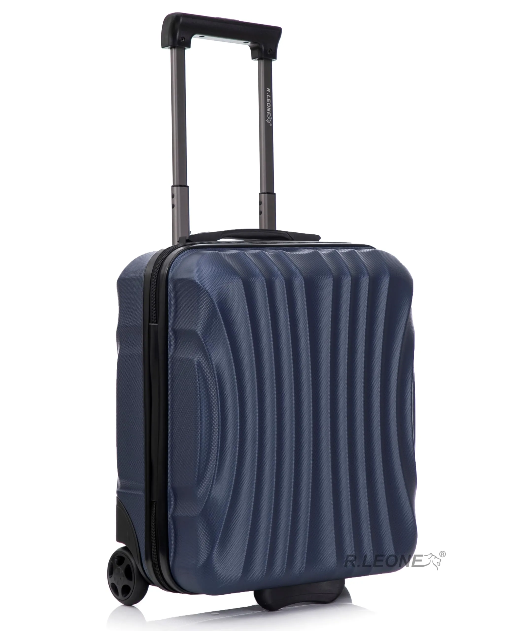 R.Leone Easyjet Trolley Bagaglio a Mano 2 Ruota in ABS 20374ES - Blu, 45x36x20 cm - immagine 8