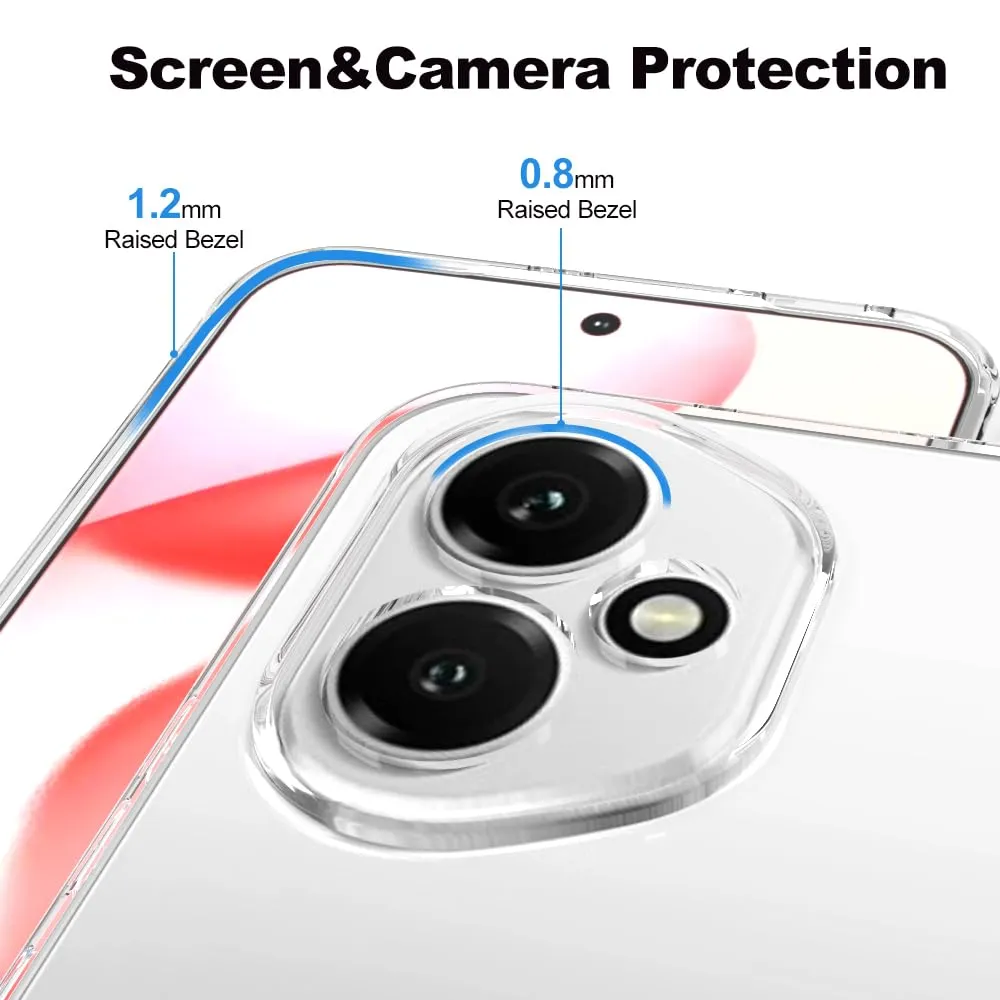 Captor Cover for Honor 400 5G, Transparent Soft Silicone Case, Anti-Yellowing and Anti-Scratch - immagine 2