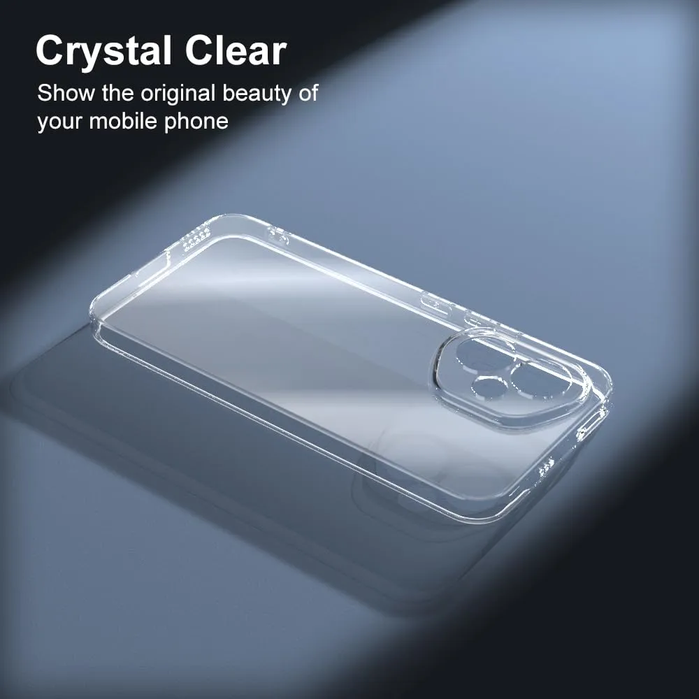 Captor Cover for Honor 400 5G, Transparent Soft Silicone Case, Anti-Yellowing and Anti-Scratch - immagine 3
