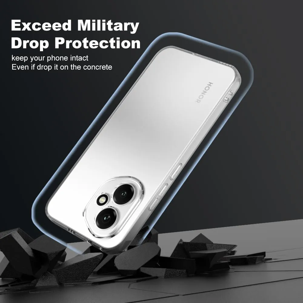 Captor Cover for Honor 400 5G, Transparent Soft Silicone Case, Anti-Yellowing and Anti-Scratch - immagine 6