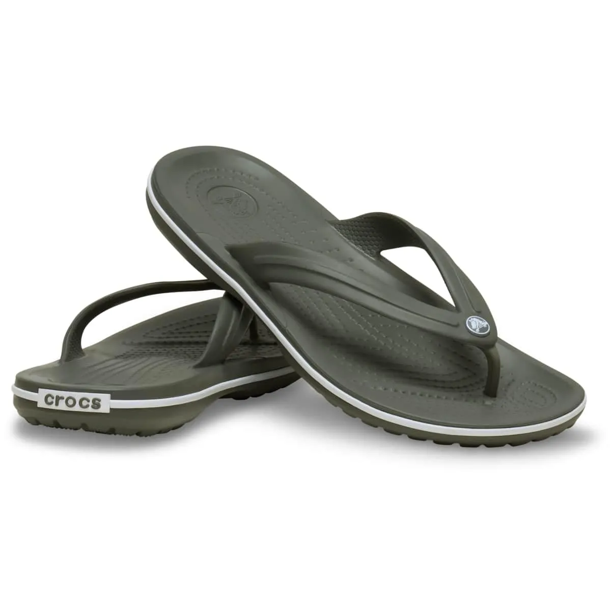 Crocs Crocband Unisex Infradito, Dusty Olive, 37/38 EU - immagine 2