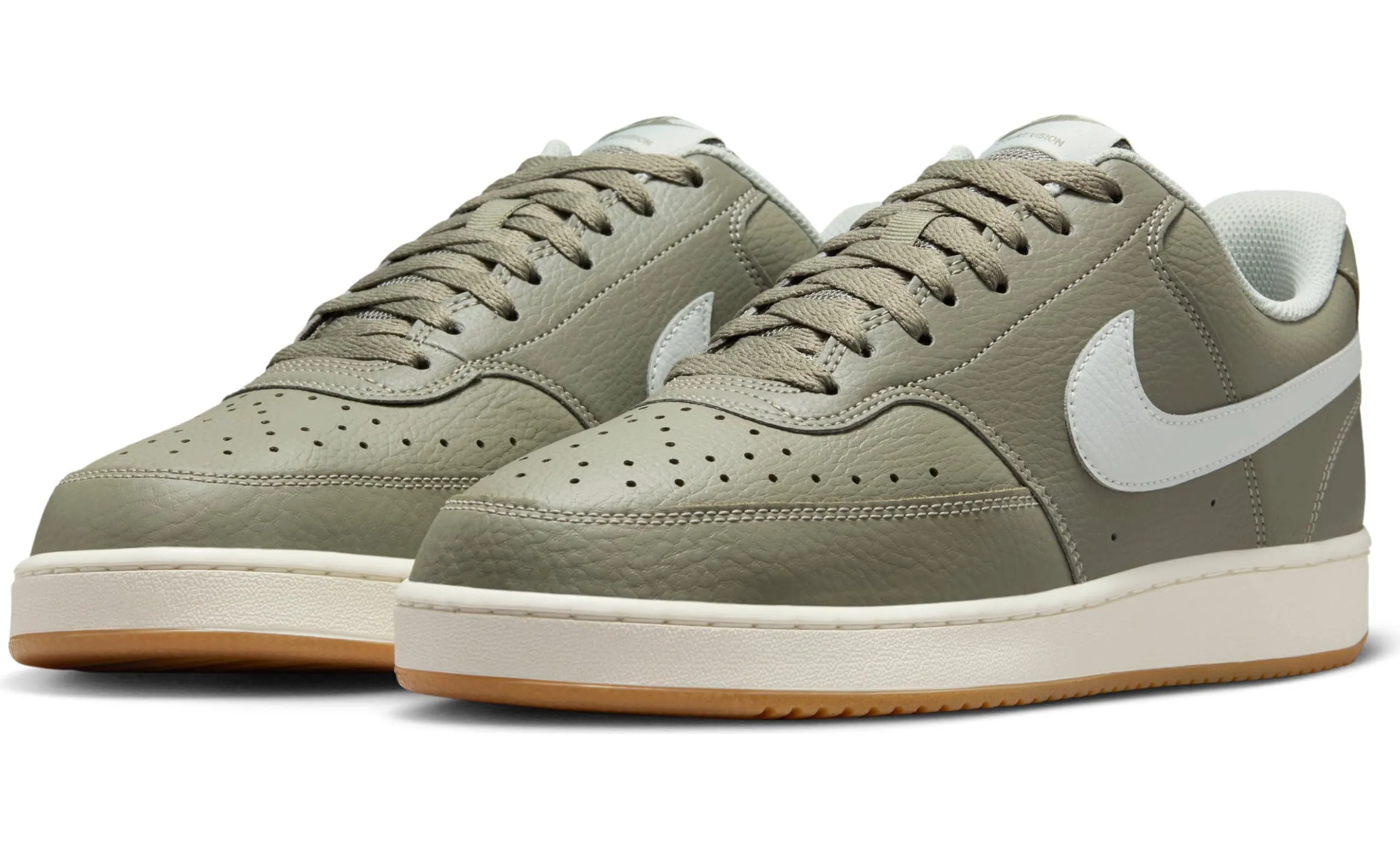 Nike Court Vision Low Light Army/Light Silver-Sail 46 EU - immagine 2