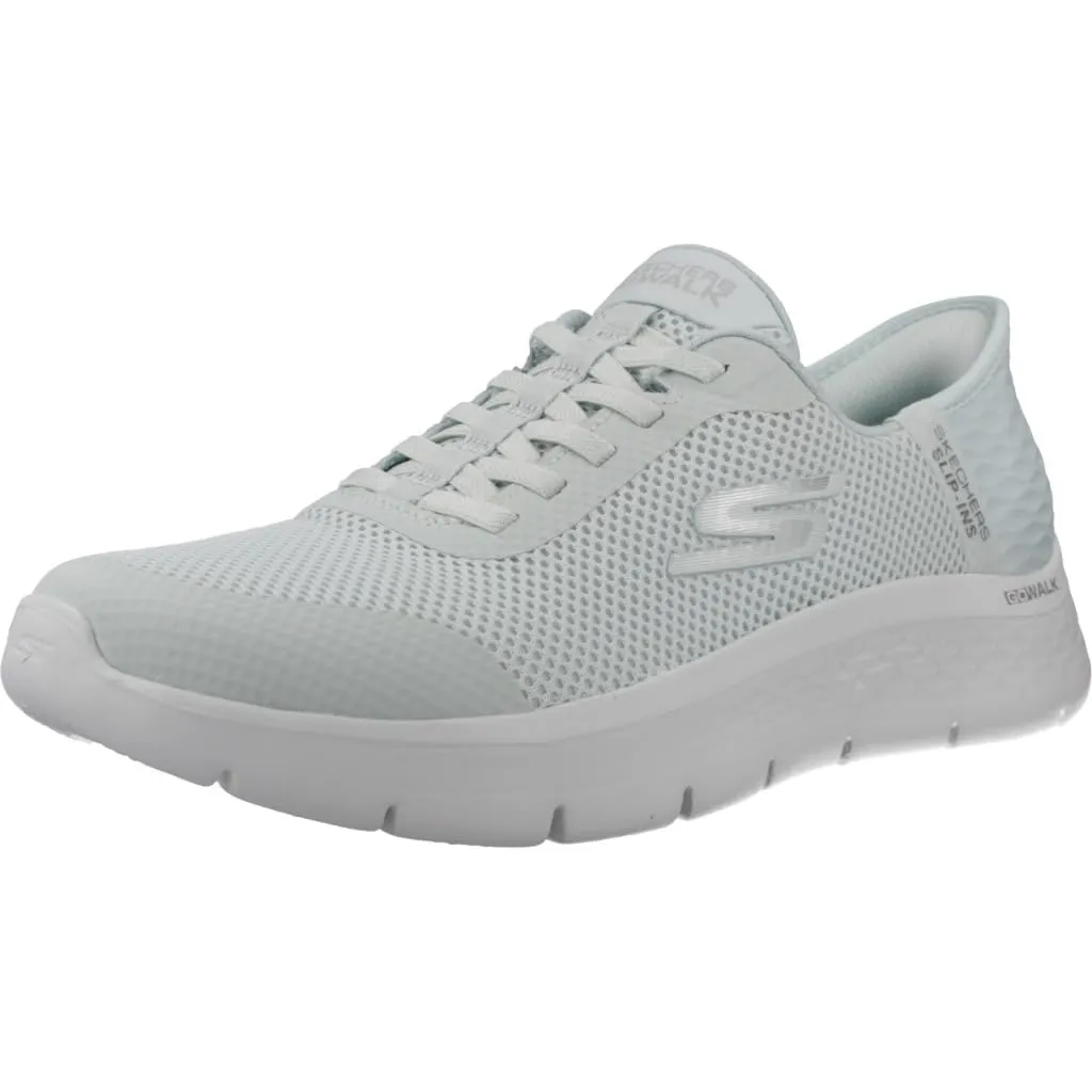 Skechers Go Walk Flex Grand Entry Trainers, Light Mint Textile/Trim, 40 EU - immagine 1