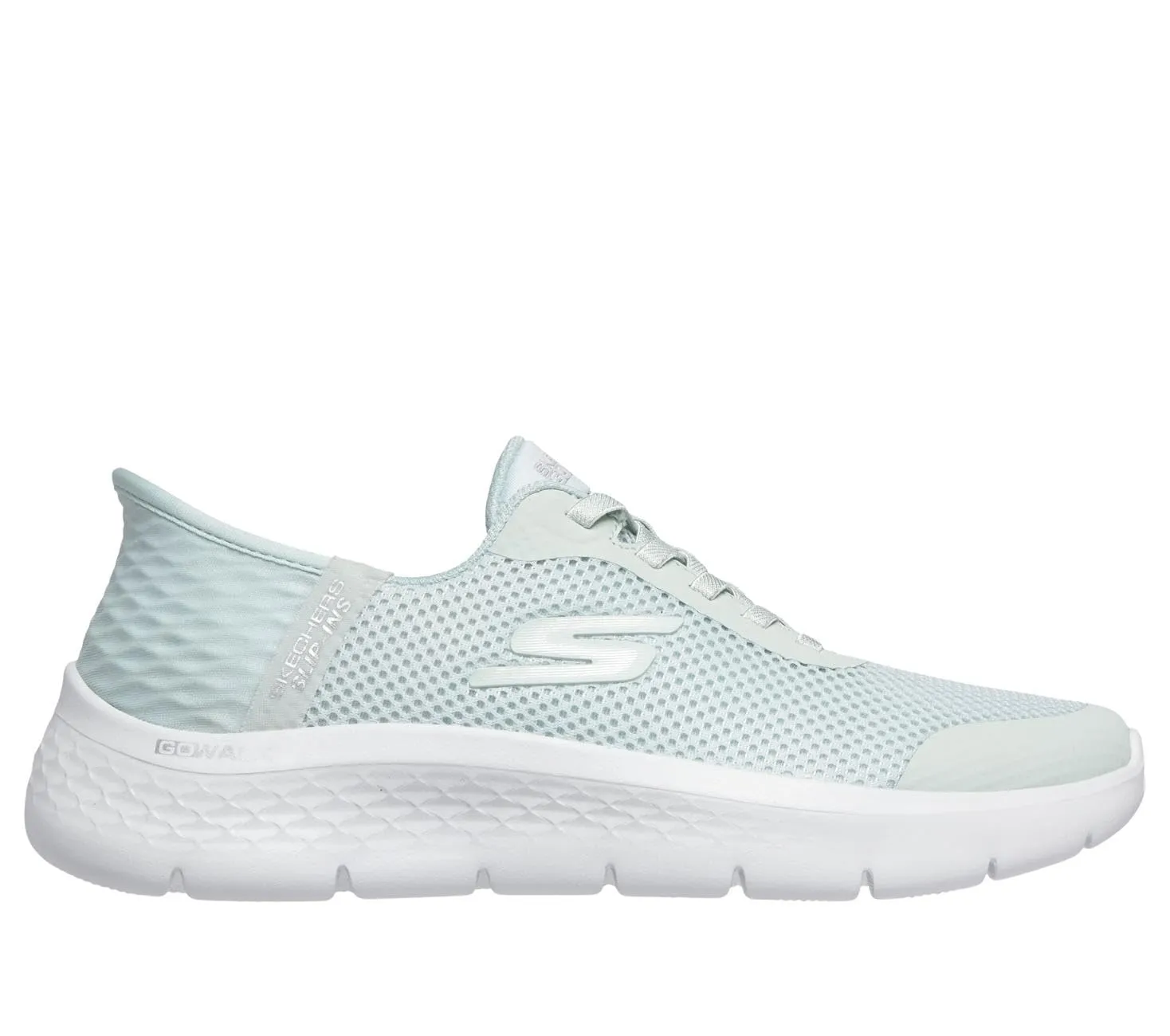 Skechers Go Walk Flex Grand Entry Trainers - Light Mint Textile/Trim, 36 EU - immagine 2