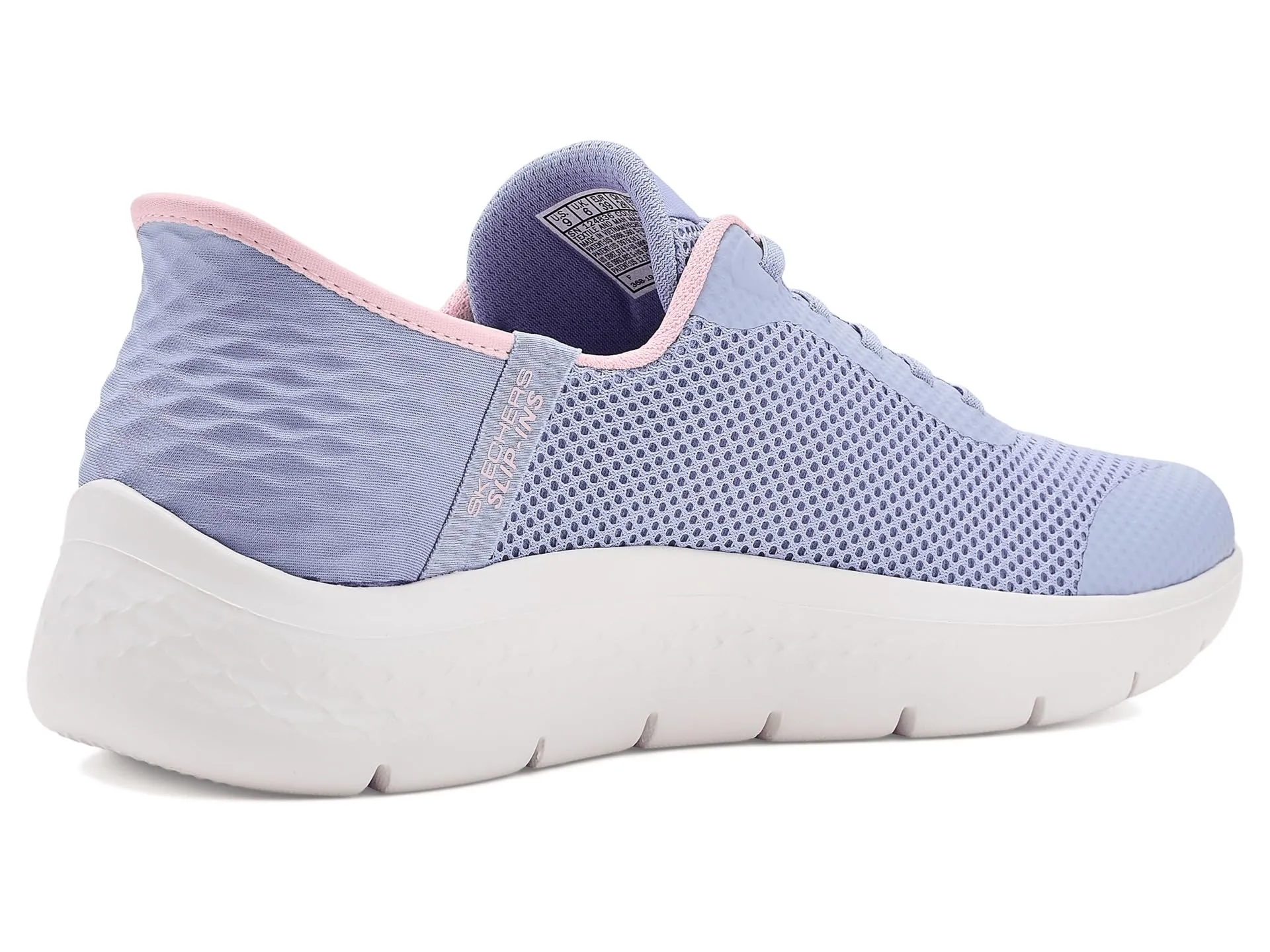 Skechers Go Walk Flex Grand Entry Trainers, Periwinkle Textile/Pink Trim, 38 EU - immagine 3