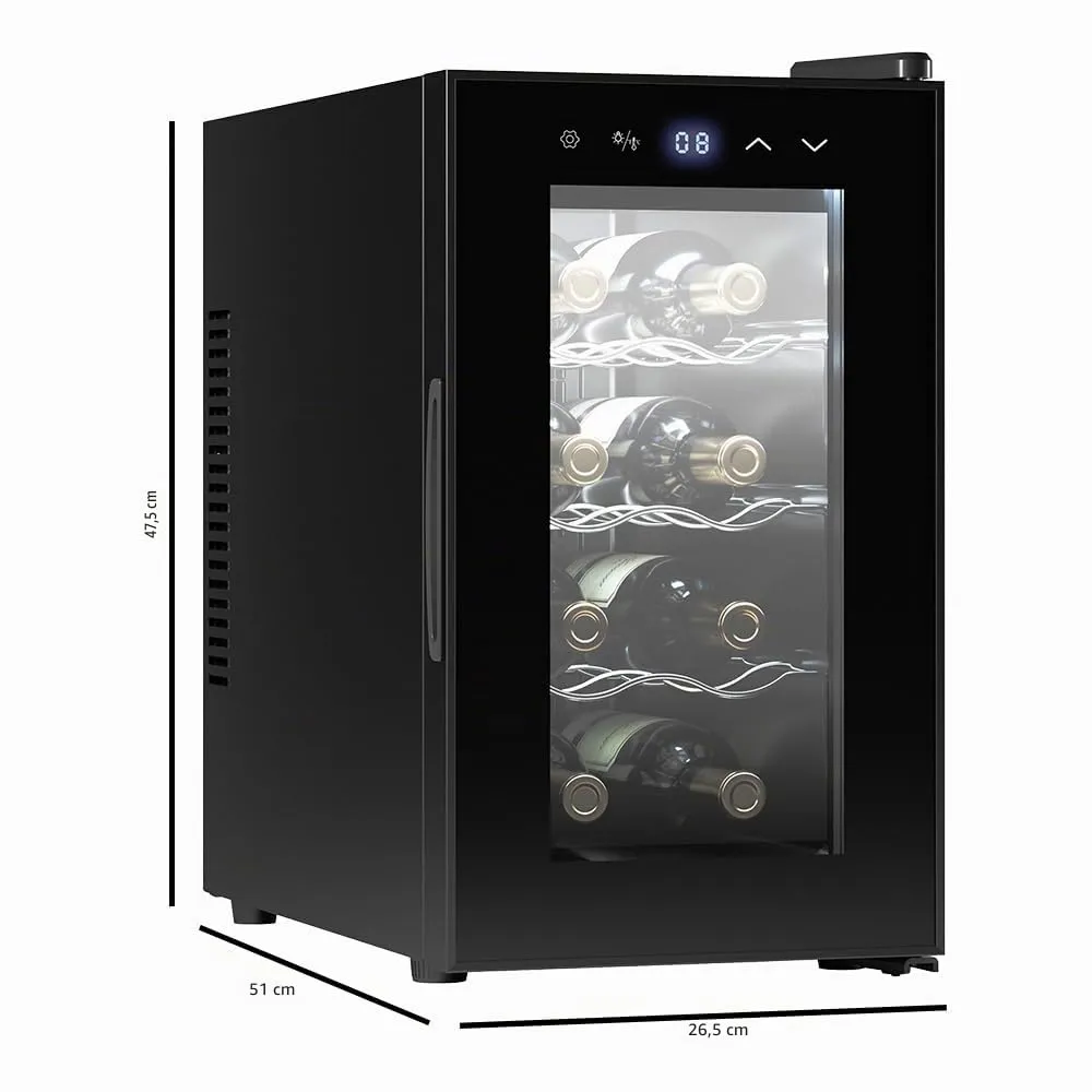 Cecotec Bolero Grandsommelier 830 Coolcrystal Cantinetta Vini 8 Bottiglie - immagine 2