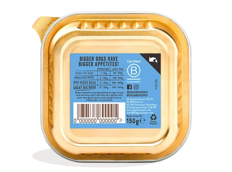 Edgard & Cooper Cibo Umido per Cani Adulti, Salmone e Tacchino, 150g x 11 - immagine 6