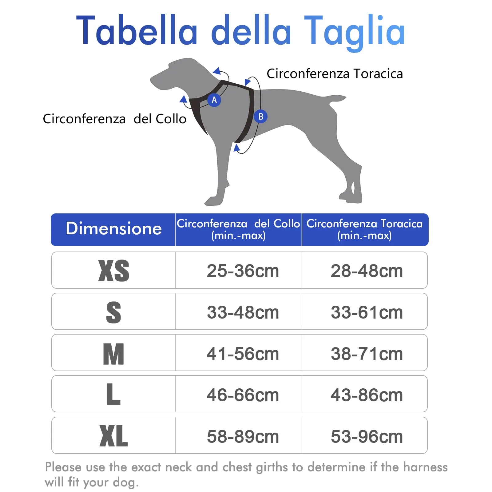rabbitgoo Pettorina Cane ad H Regolabile Anti Tiro Riflettente, Blu, S - immagine 2