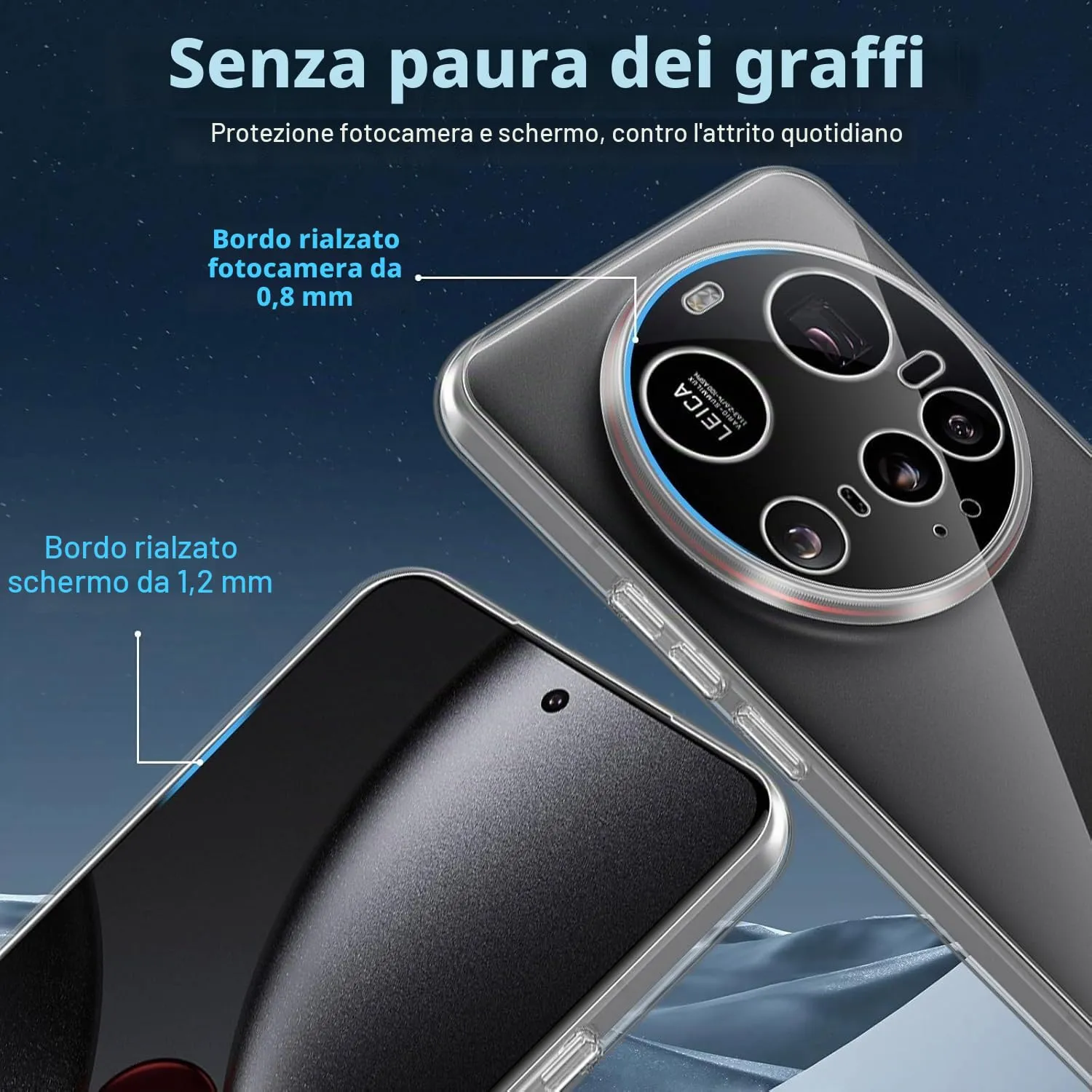 Captor Cover Trasparente TPU per Xiaomi 15 Ultra - immagine 2
