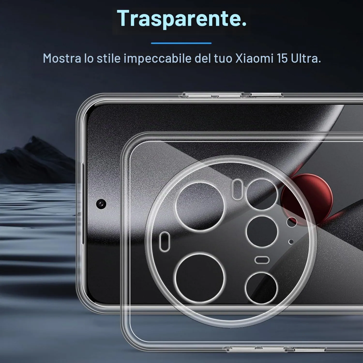 Captor Cover Trasparente TPU per Xiaomi 15 Ultra - immagine 4