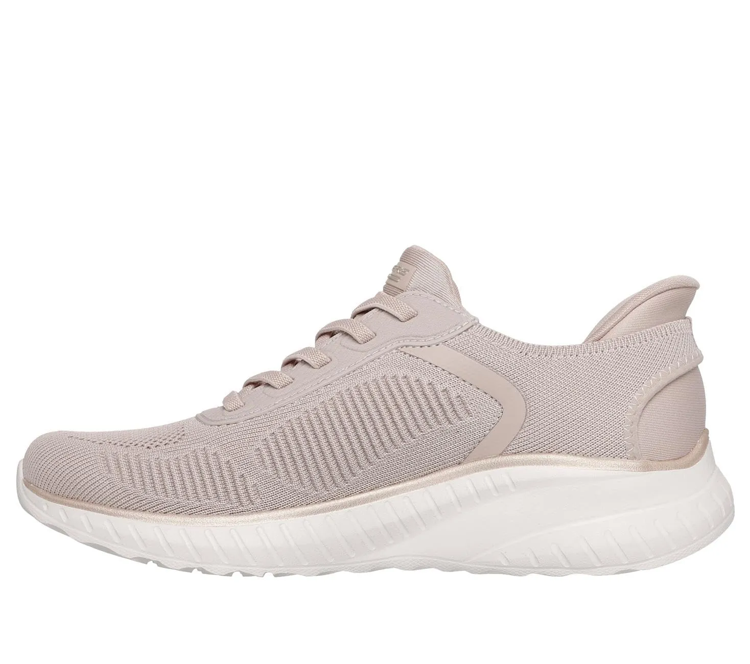 Skechers Women's Bob's Squad Chaos Current Muse Slip-In, Natural/Gold Textile, 39 EU - immagine 6